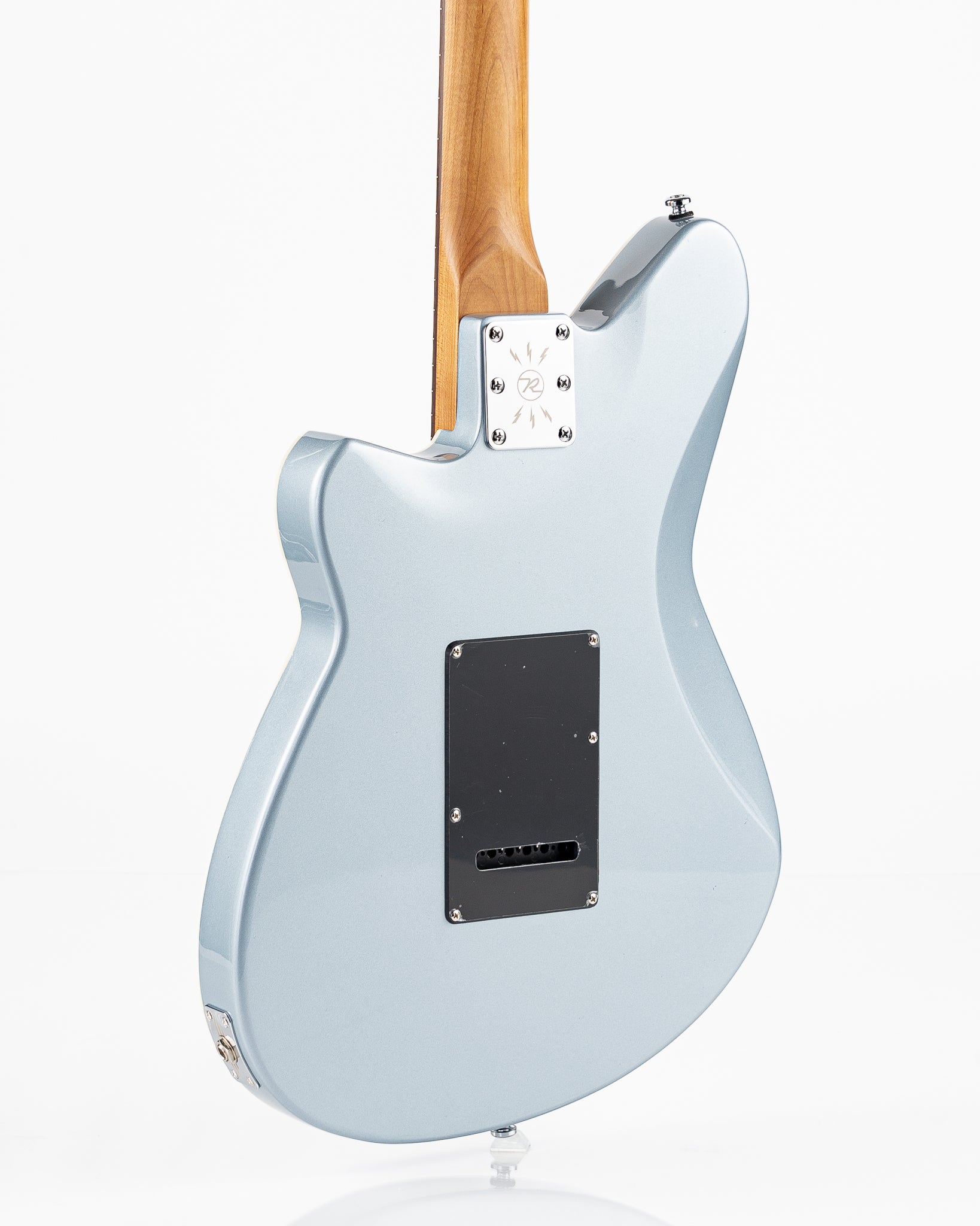 Reverend Bolt-On Series Double Agent W Electric Guitar - Metallic Silver Freeze