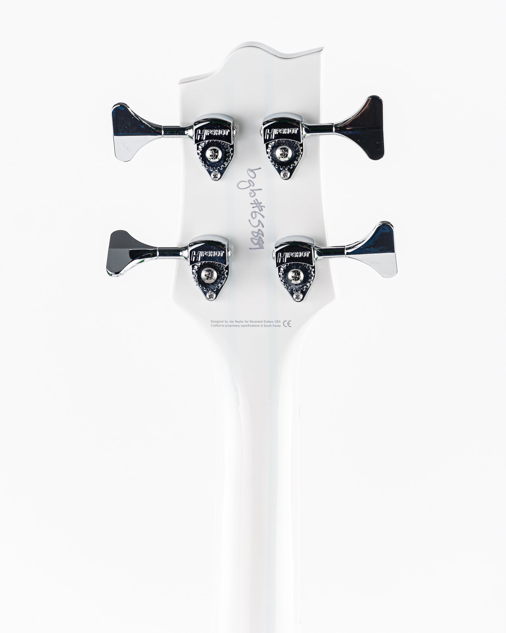 Reverend Set-Neck Series Dub King Electric Bass - Transparent White