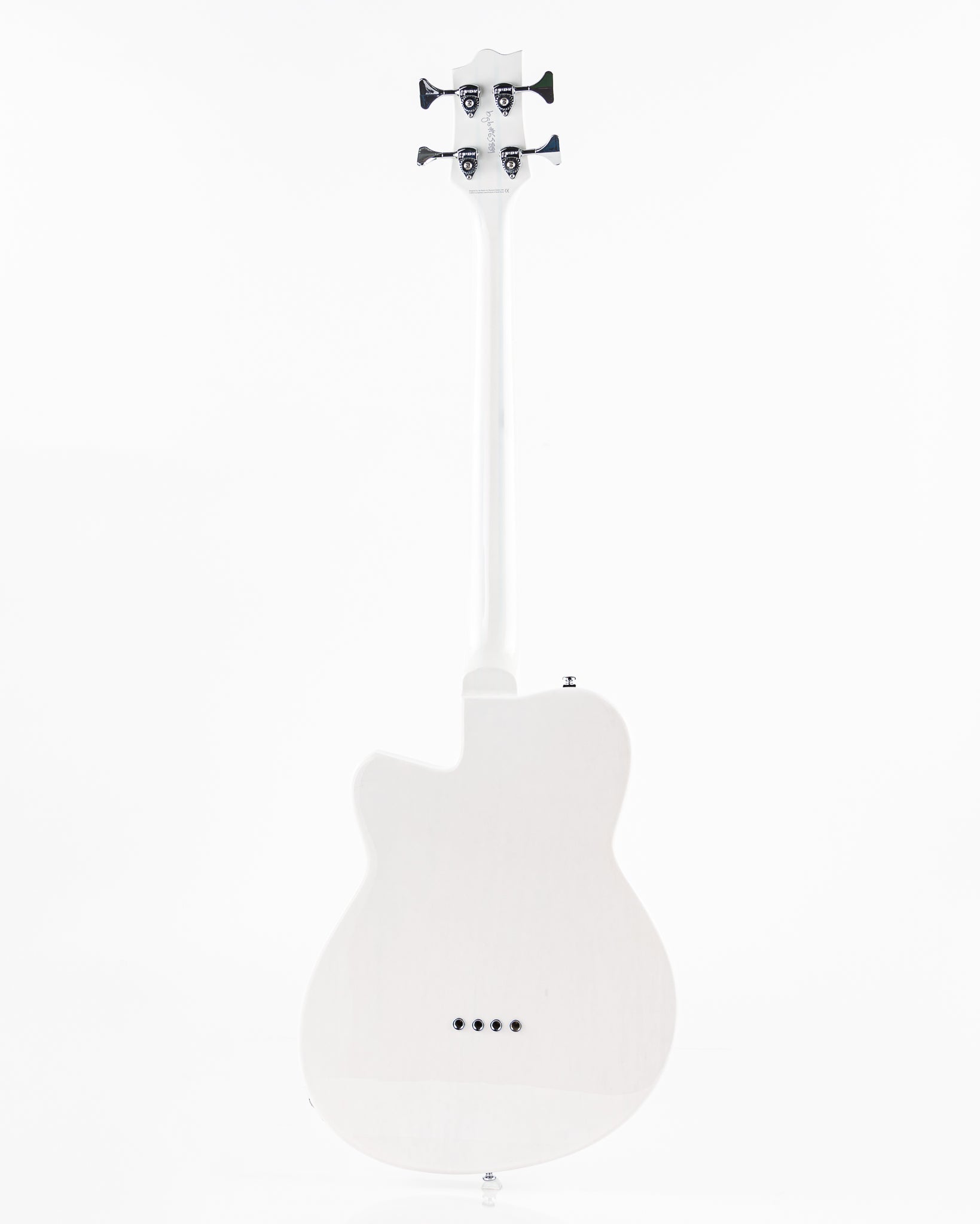 Reverend Set-Neck Series Dub King Electric Bass - Transparent White