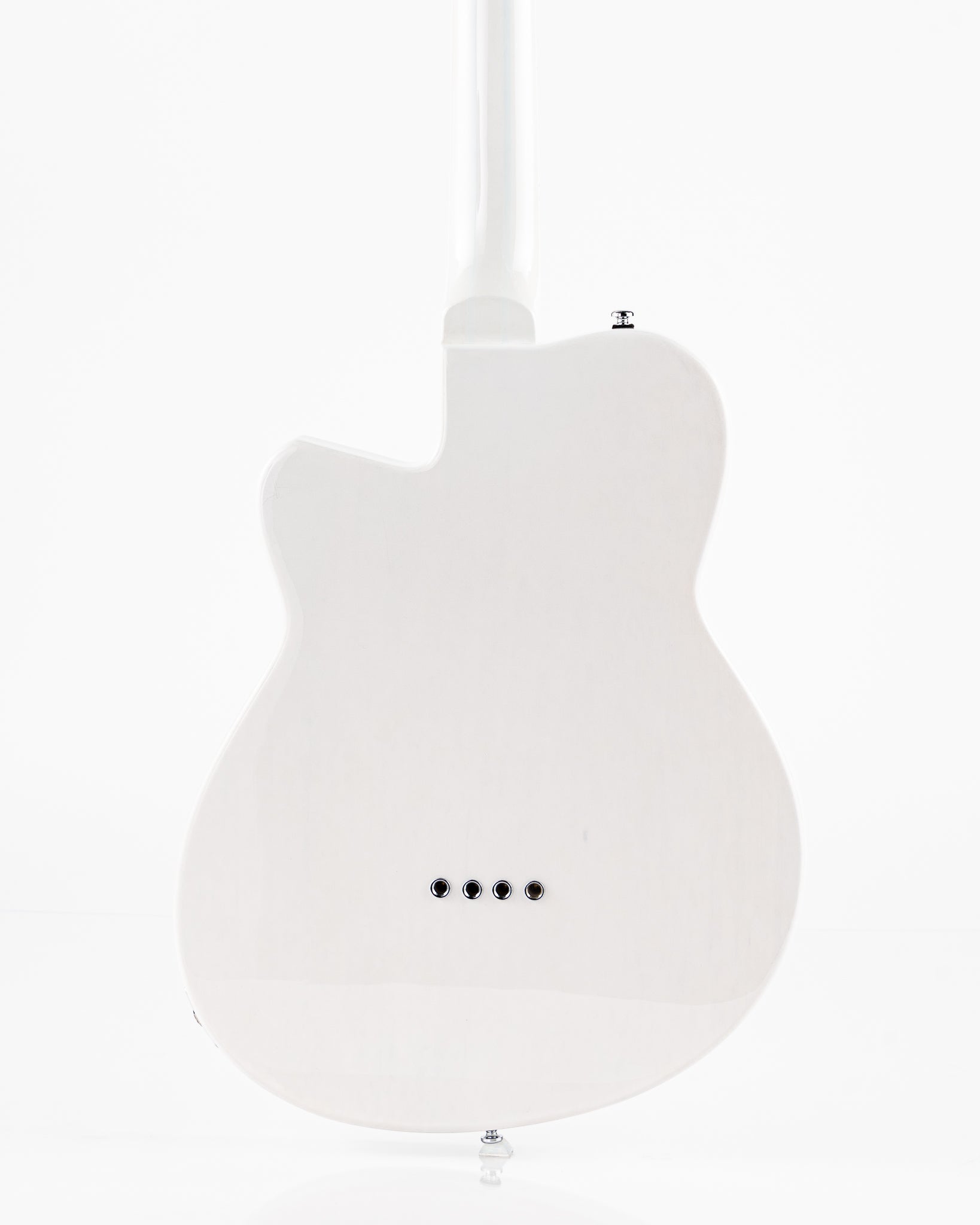 Reverend Set-Neck Series Dub King Electric Bass - Transparent White