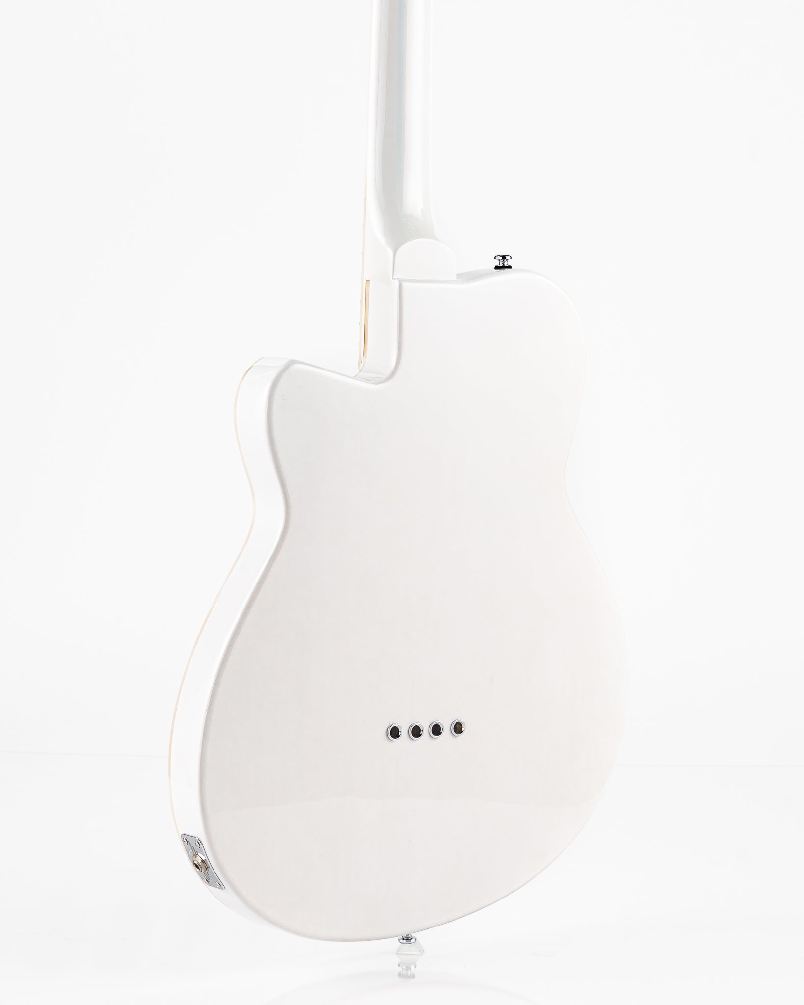 Reverend Set-Neck Series Dub King Electric Bass - Transparent White