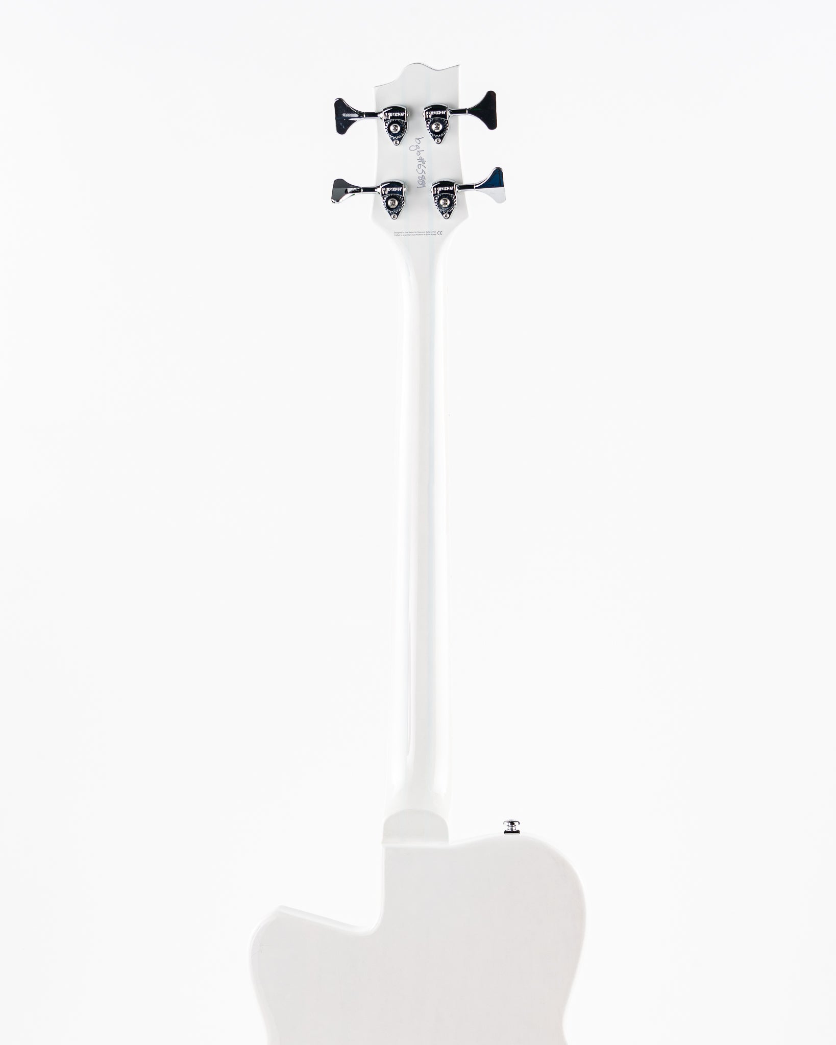 Reverend Set-Neck Series Dub King Electric Bass - Transparent White