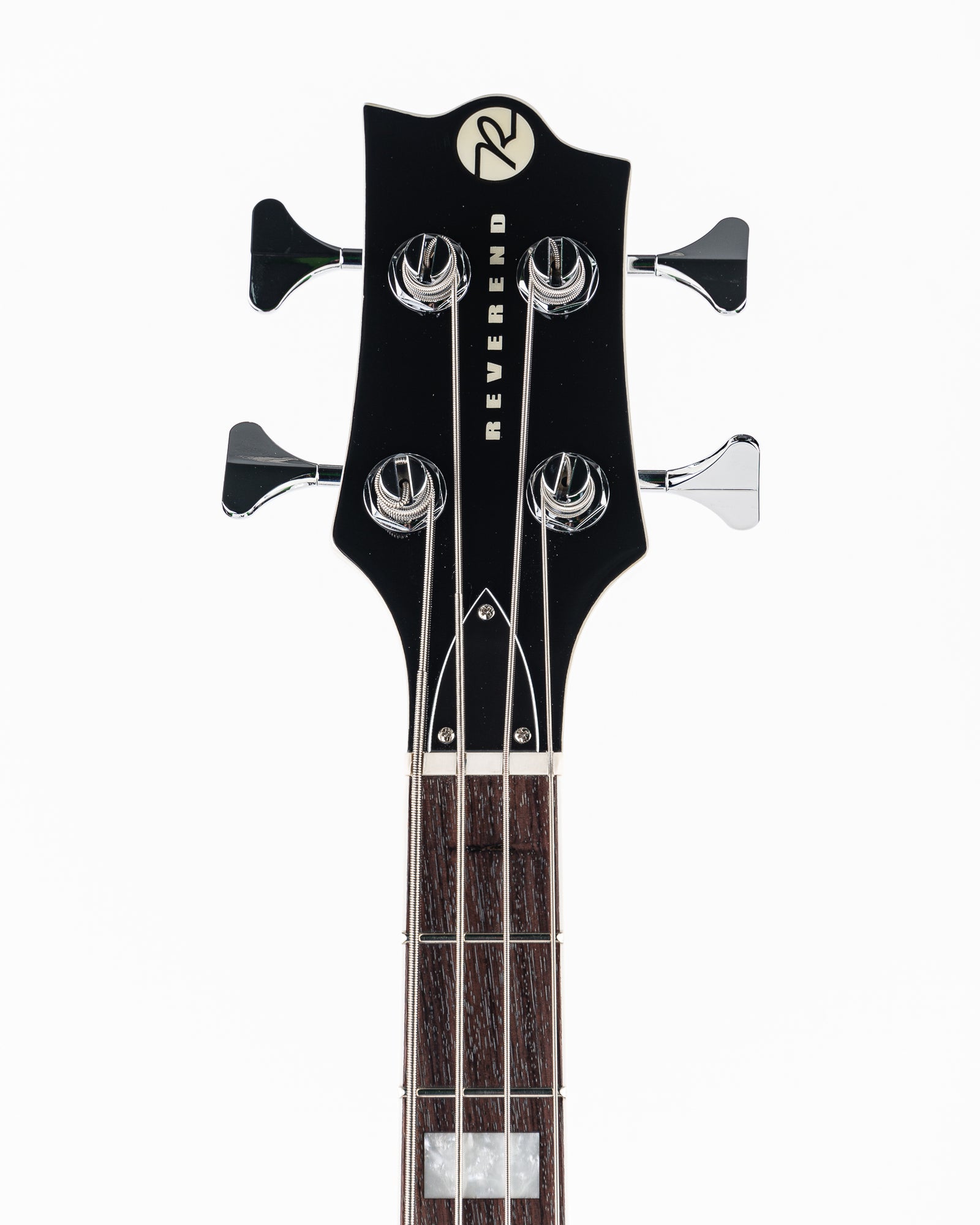 Reverend Set-Neck Series Dub King Electric Bass - Transparent White