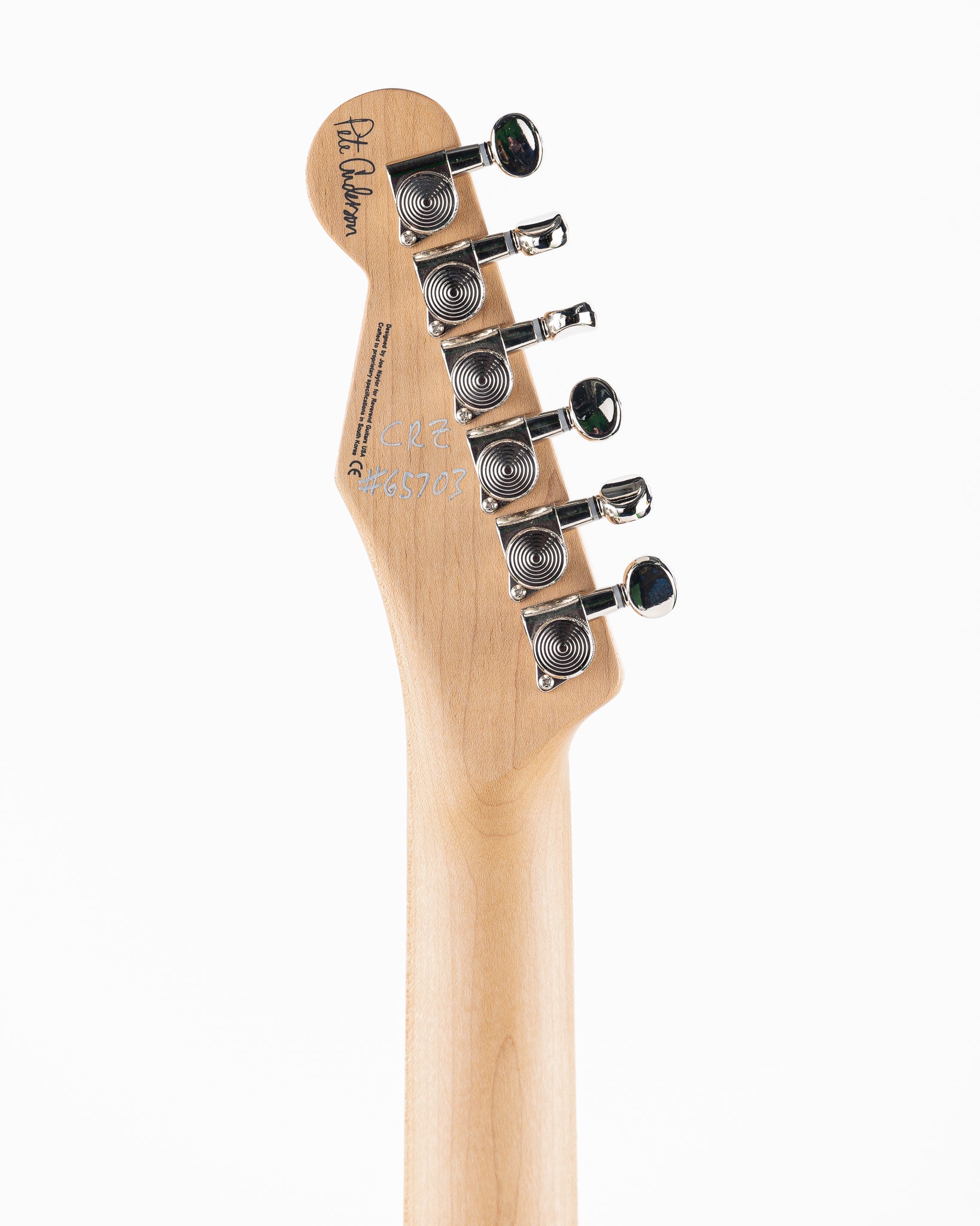 Reverend Signature Series Pete Anderson Eastsider E Electric Guitar - Satin Vintage Yellow