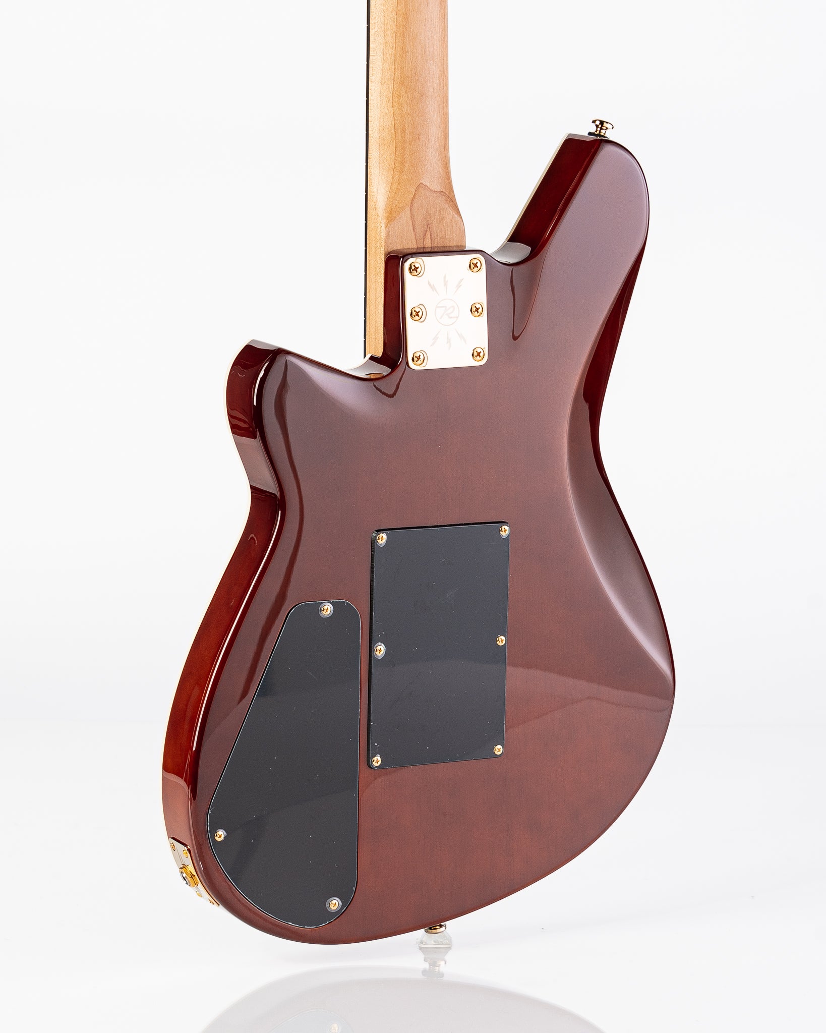 Reverend Bolt-On Series Kingbolt RA FM Floyd Electric Guitar - Coffee Burst Flame Maple