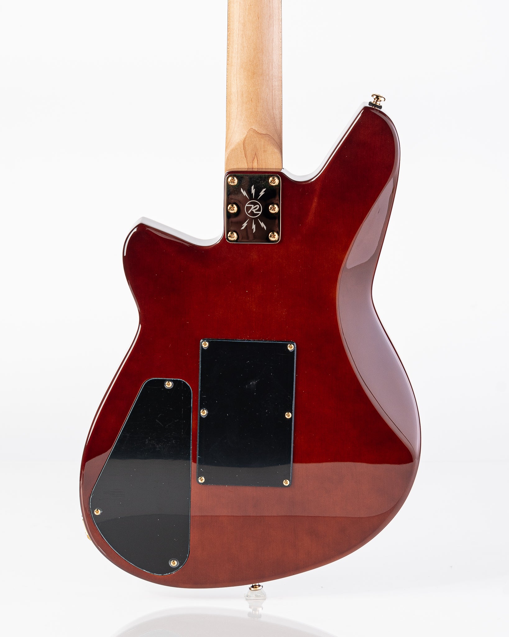 Reverend Bolt-On Series Kingbolt RA FM Floyd Electric Guitar - Coffee Burst Flame Maple