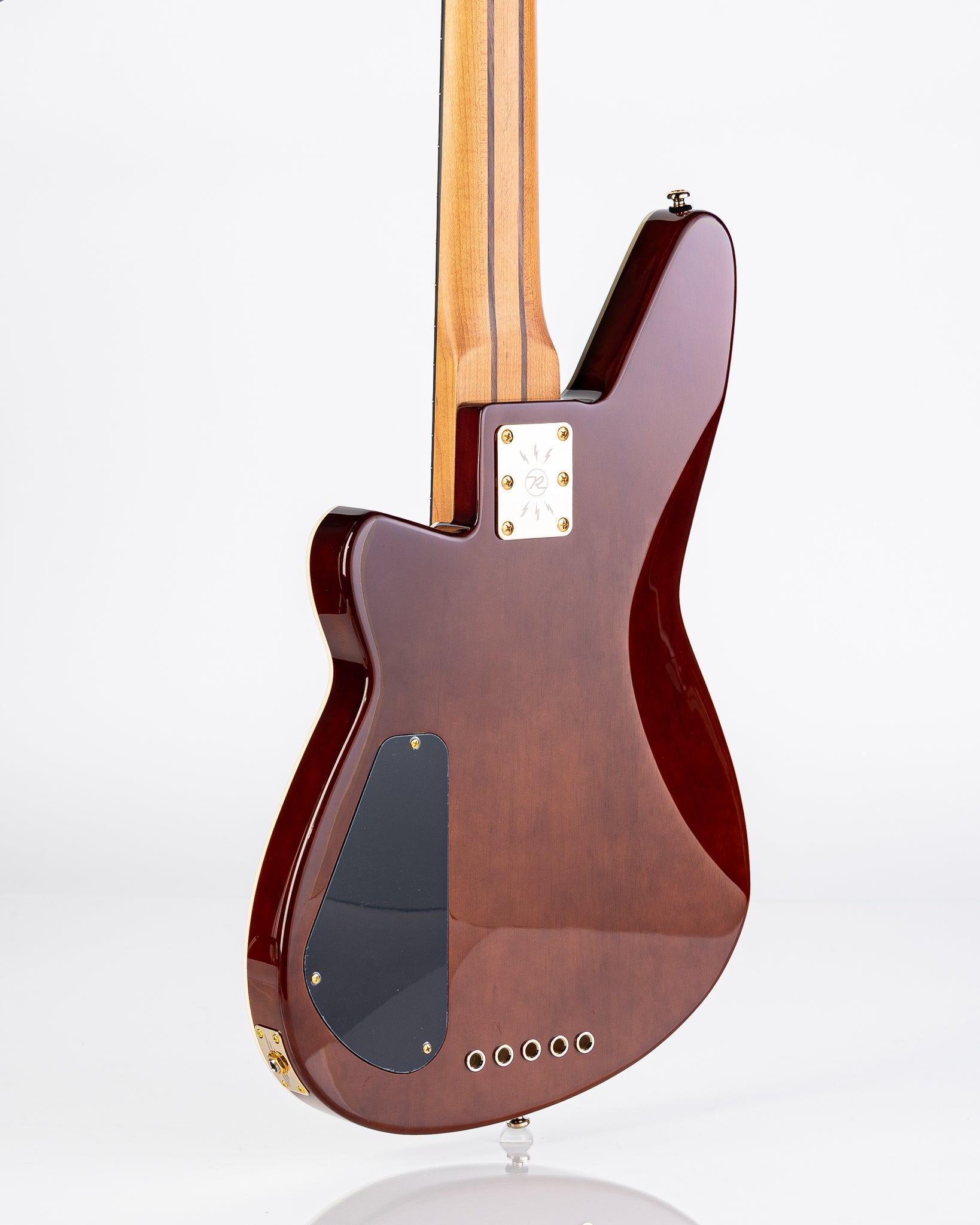 Reverend Bolt-On Series Mercalli 5 FM 5-String Electric Bass - Coffee Burst Flame Maple