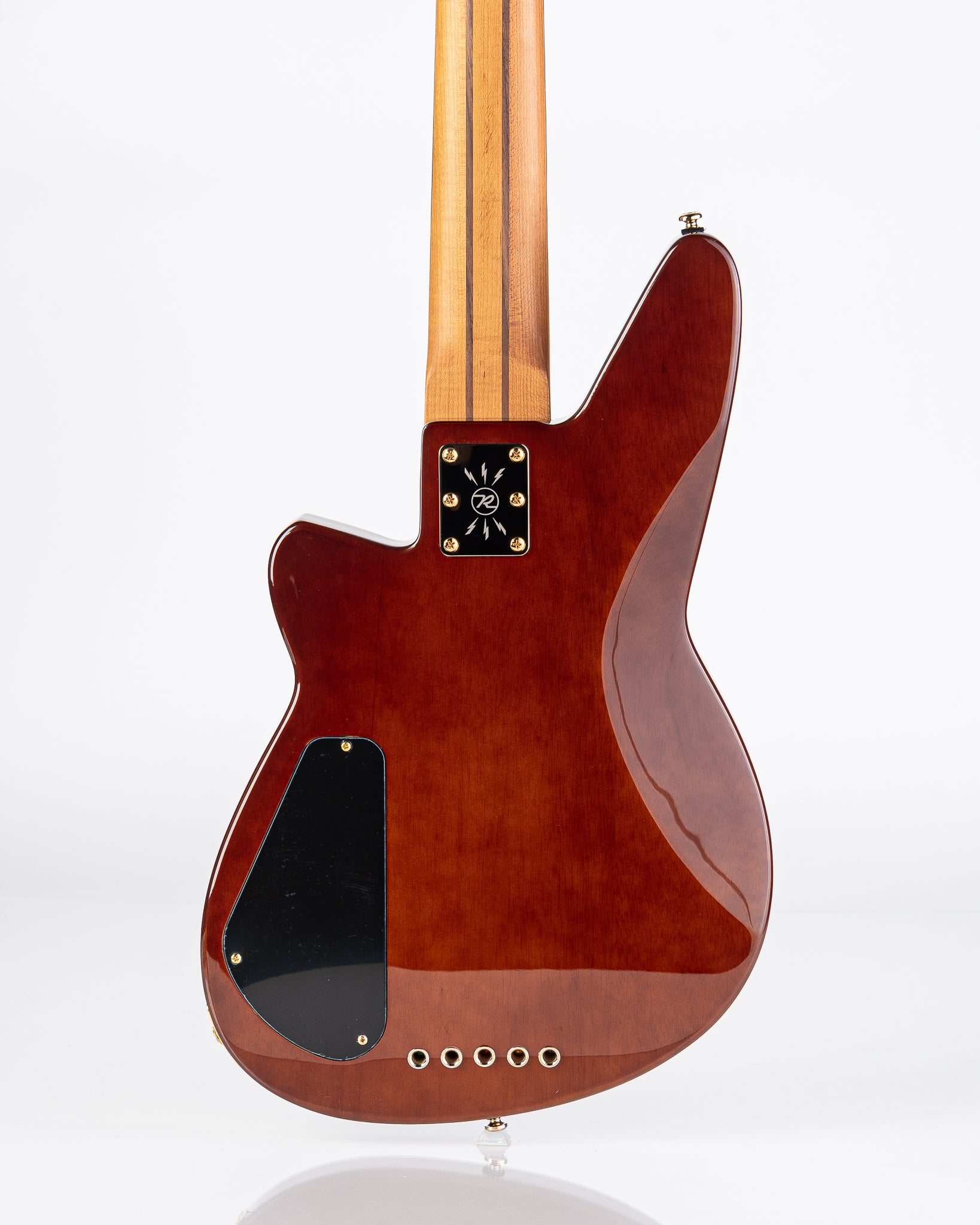 Reverend Bolt-On Series Mercalli 5 FM 5-String Electric Bass - Coffee Burst Flame Maple