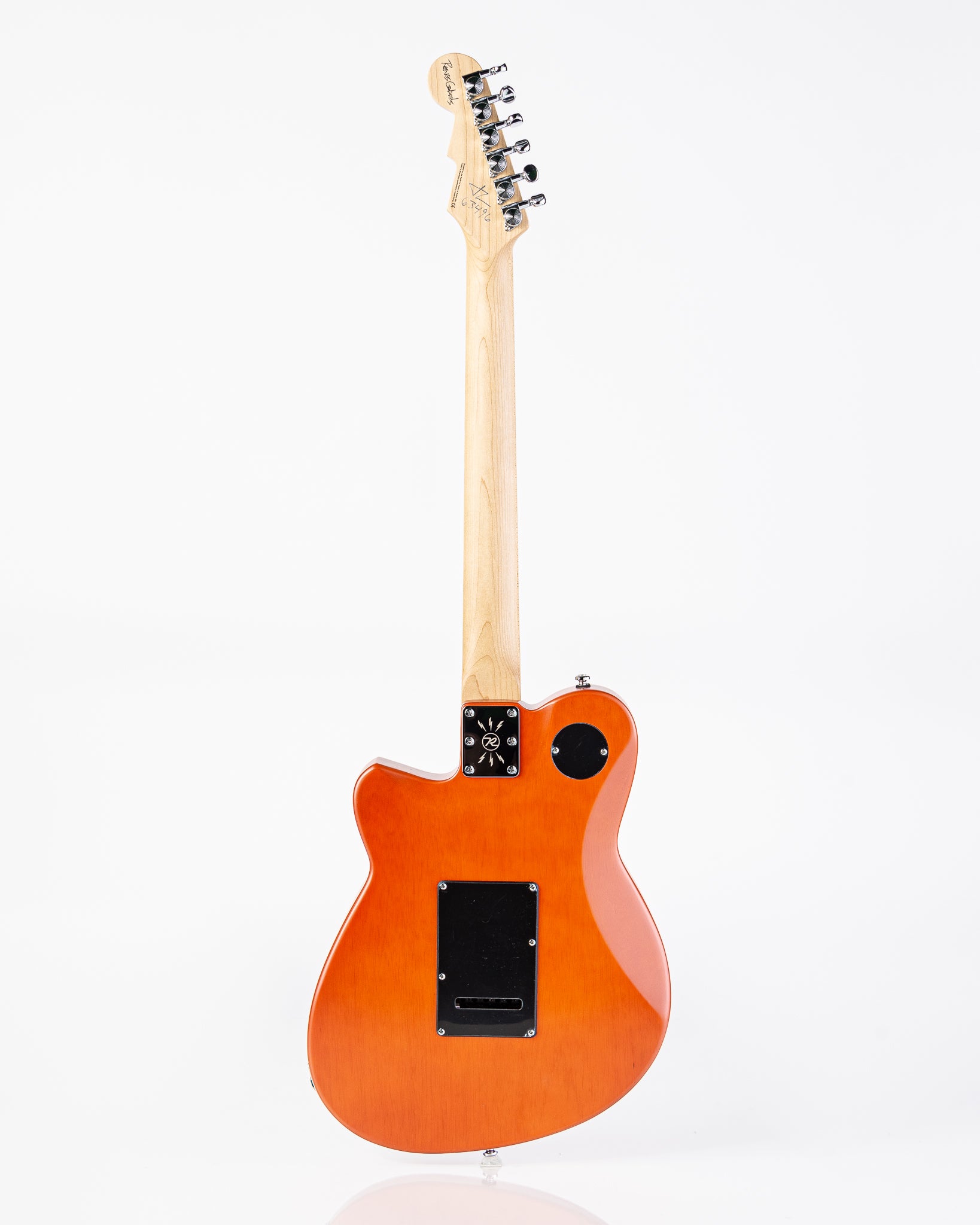 Reverend Signature Series Reeves Gabrels Signature Model Electric Guitar - Satin Orange Flame Maple