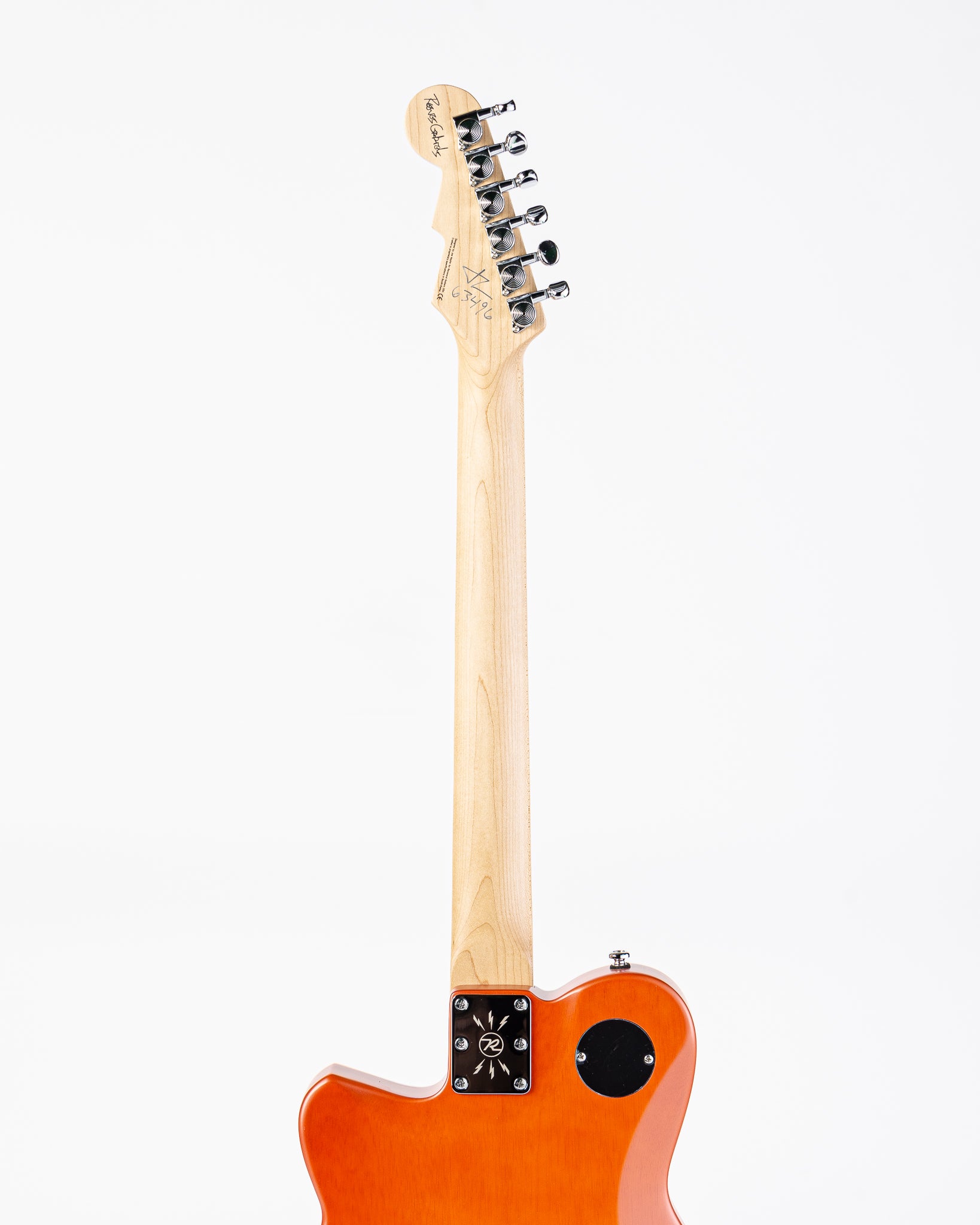 Reverend Signature Series Reeves Gabrels Signature Model Electric Guitar - Satin Orange Flame Maple