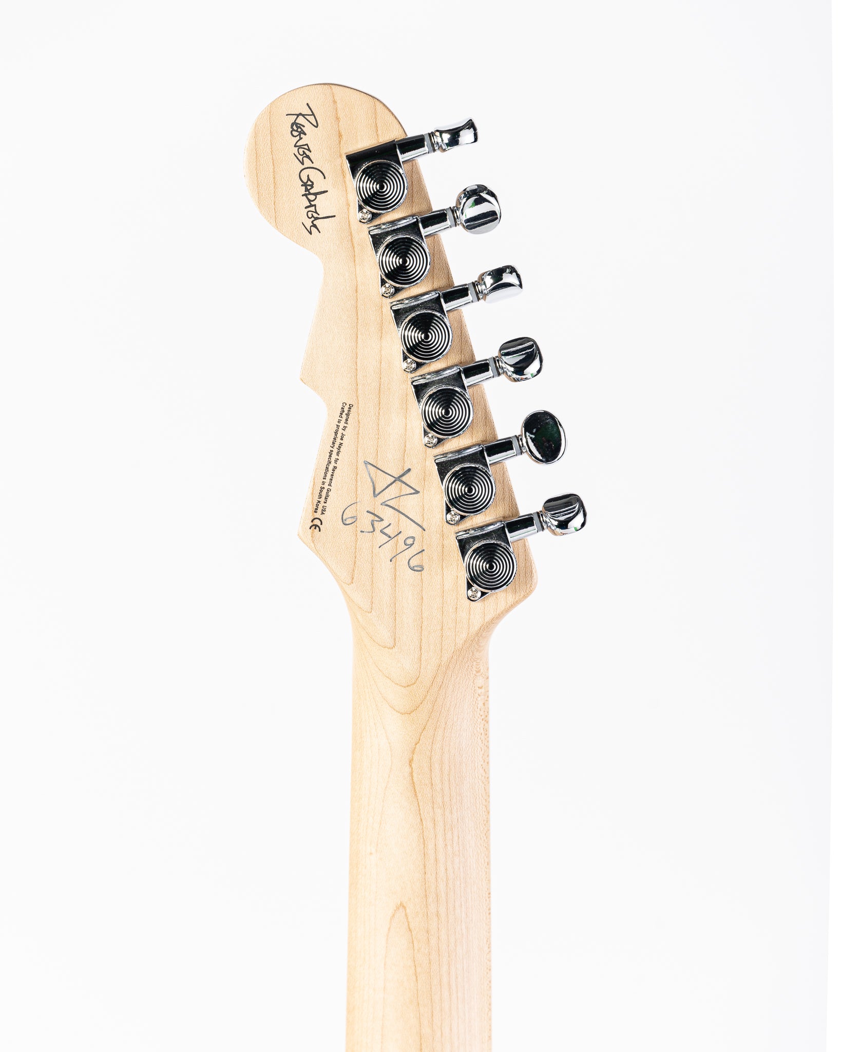 Reverend Signature Series Reeves Gabrels Signature Model Electric Guitar - Satin Orange Flame Maple