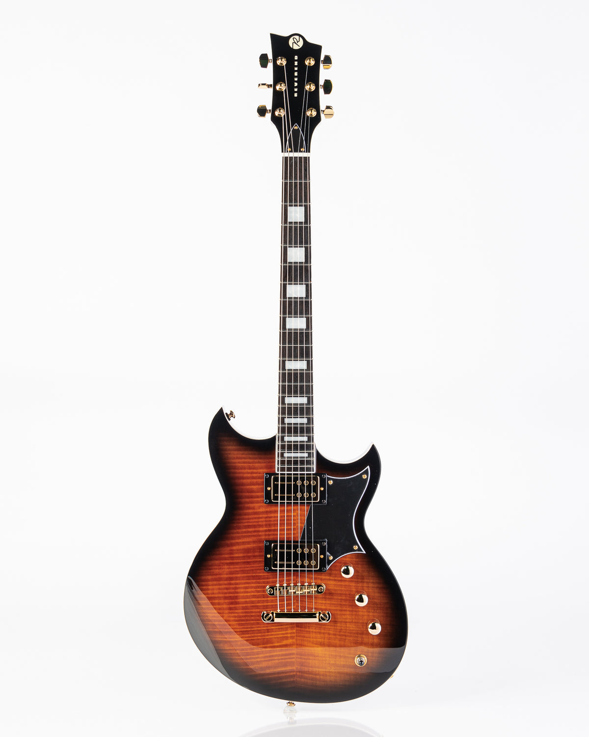 Reverend Set-Neck Series Sensei RA FM Electric Guitar - Coffee Burst Flame Maple