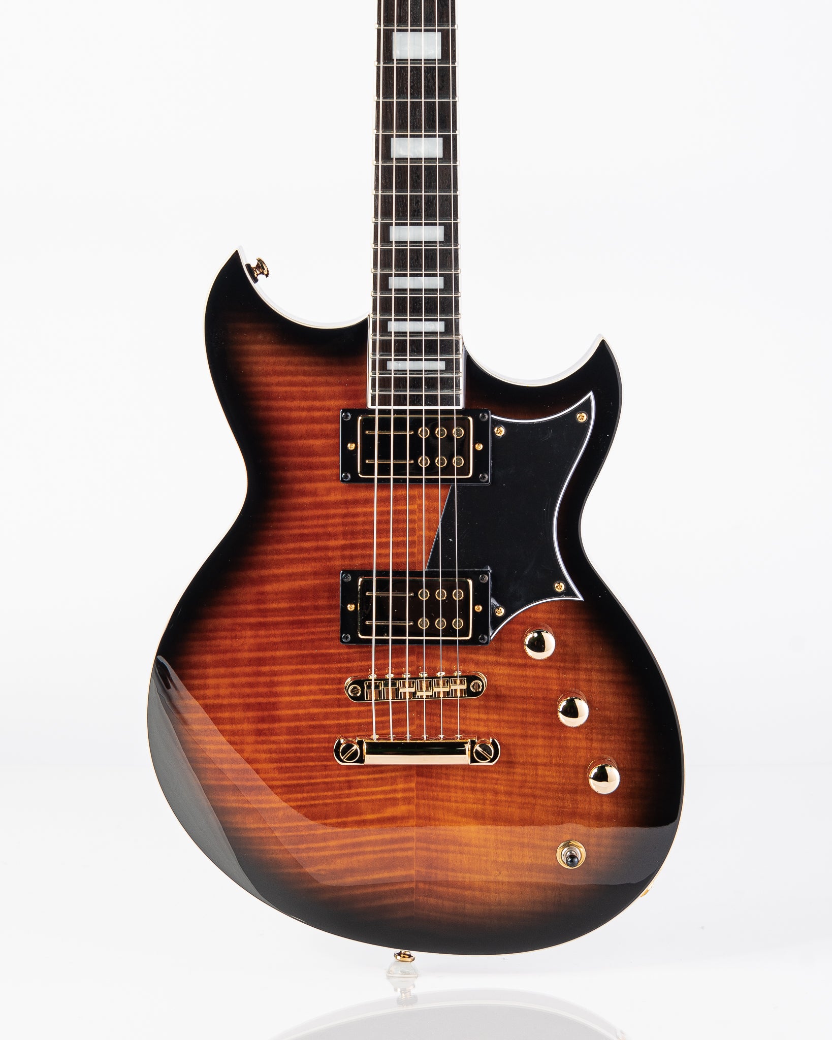 Reverend Set-Neck Series Sensei RA FM Electric Guitar - Coffee Burst Flame Maple