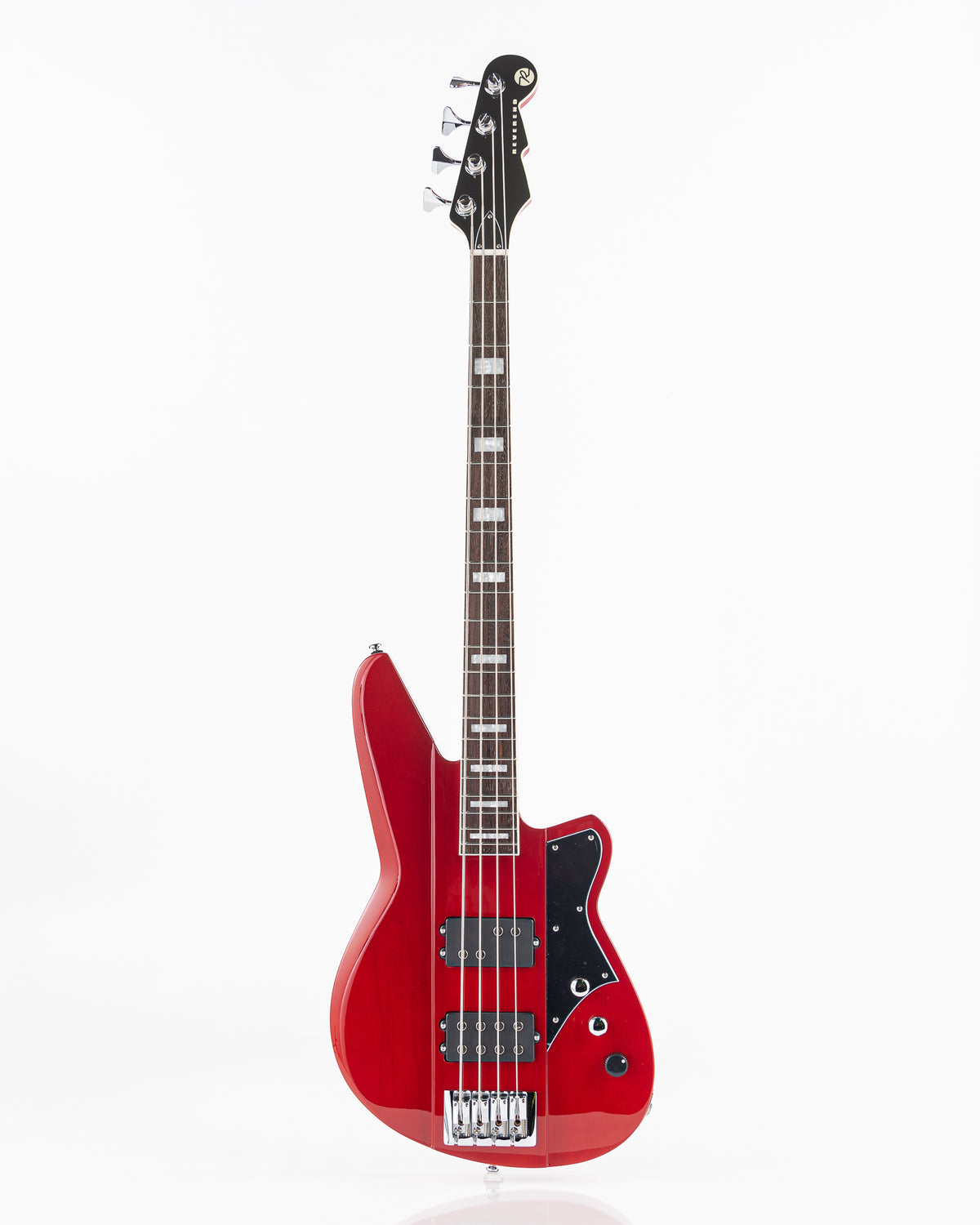 Reverend Set-Neck Series Thundergun Electric Bass - Transparent Cherry