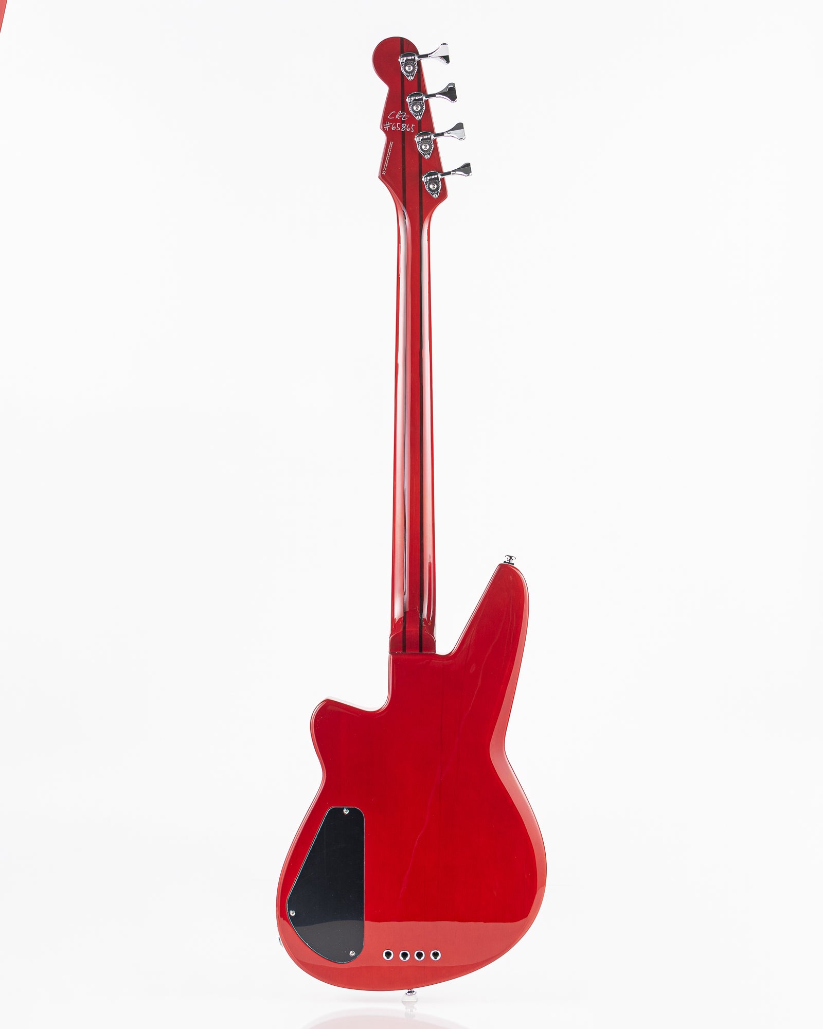 Reverend Set-Neck Series Thundergun Electric Bass - Transparent Cherry