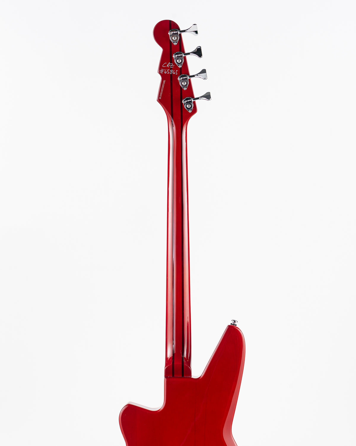 Reverend Set-Neck Series Thundergun Electric Bass - Transparent Cherry