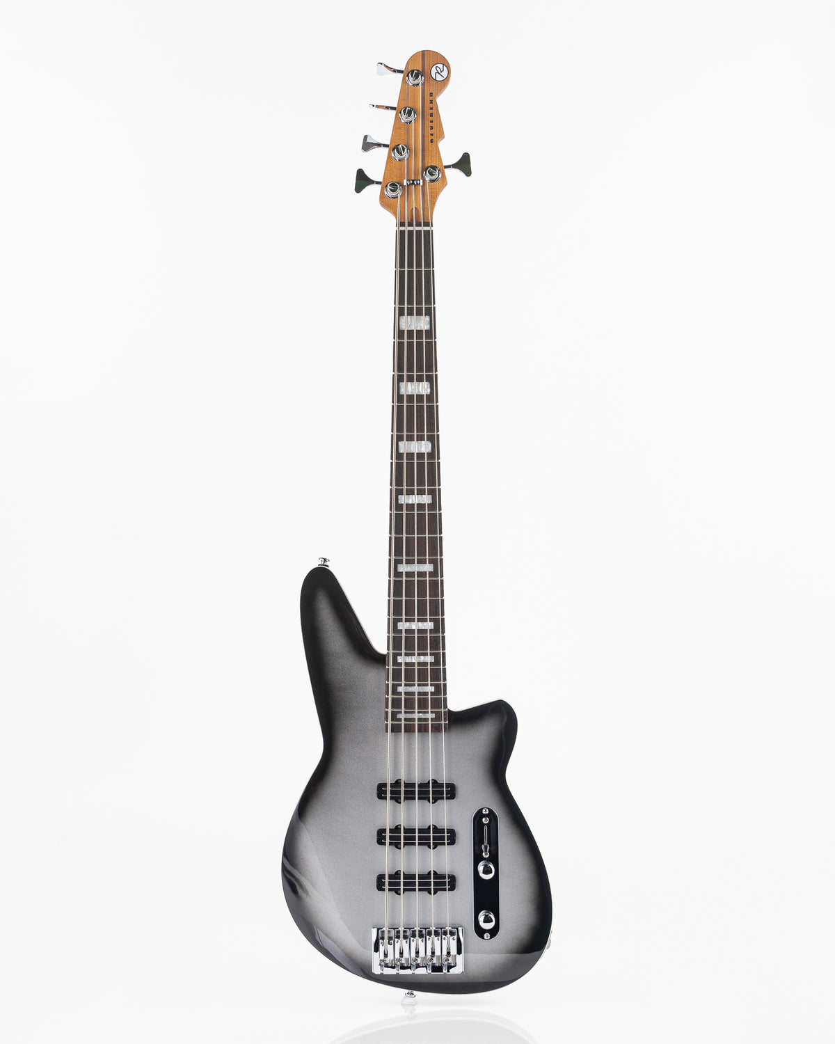 Reverend Bolt-On Series Triad 5 Electric Bass - Silver Burst