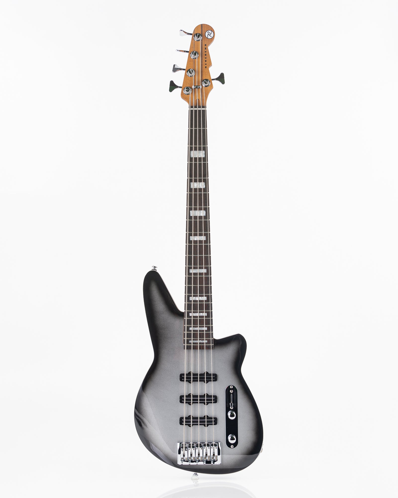 Reverend Bolt-On Series Triad 5 Electric Bass - Silver Burst
