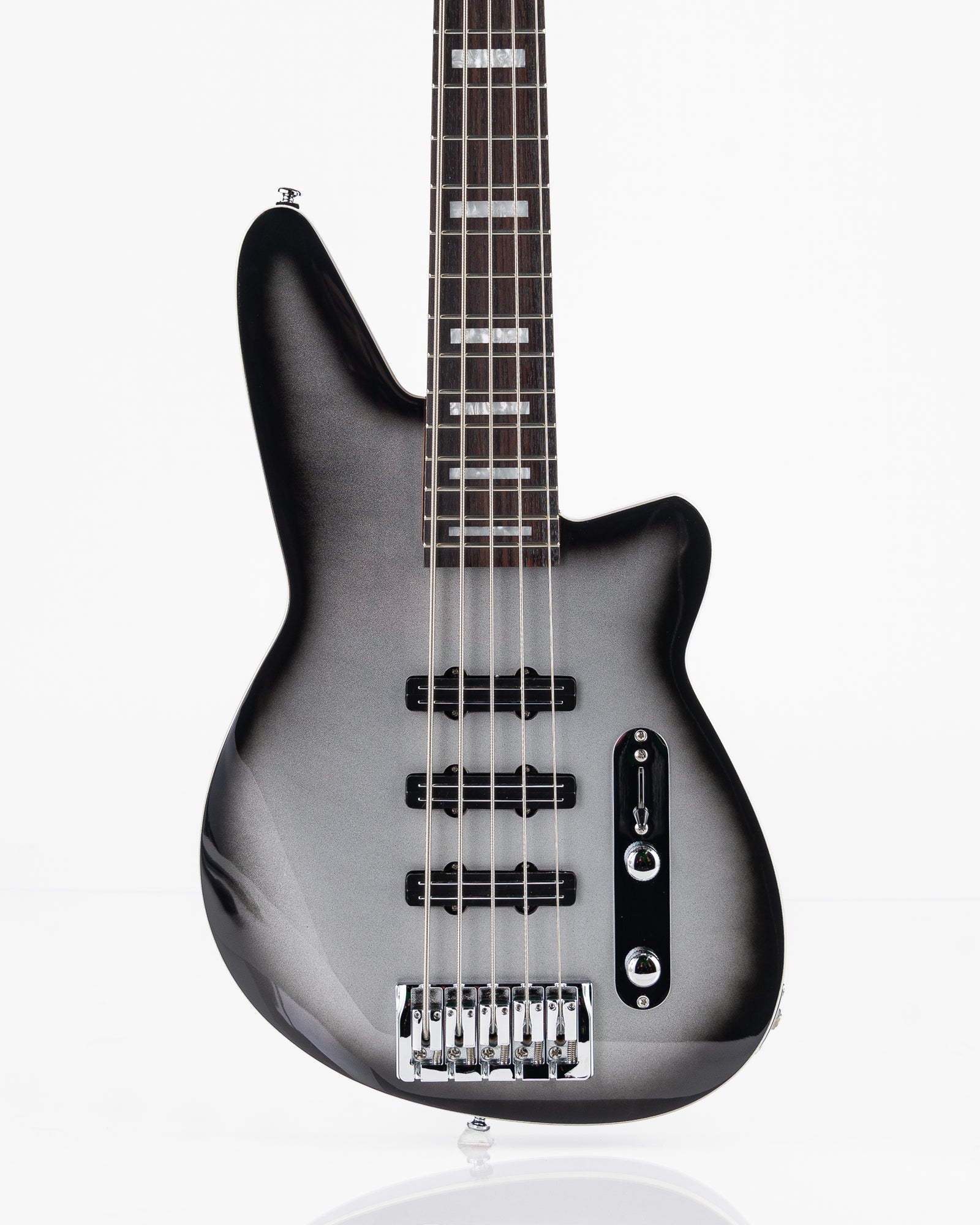Reverend Bolt-On Series Triad 5 Electric Bass - Silver Burst