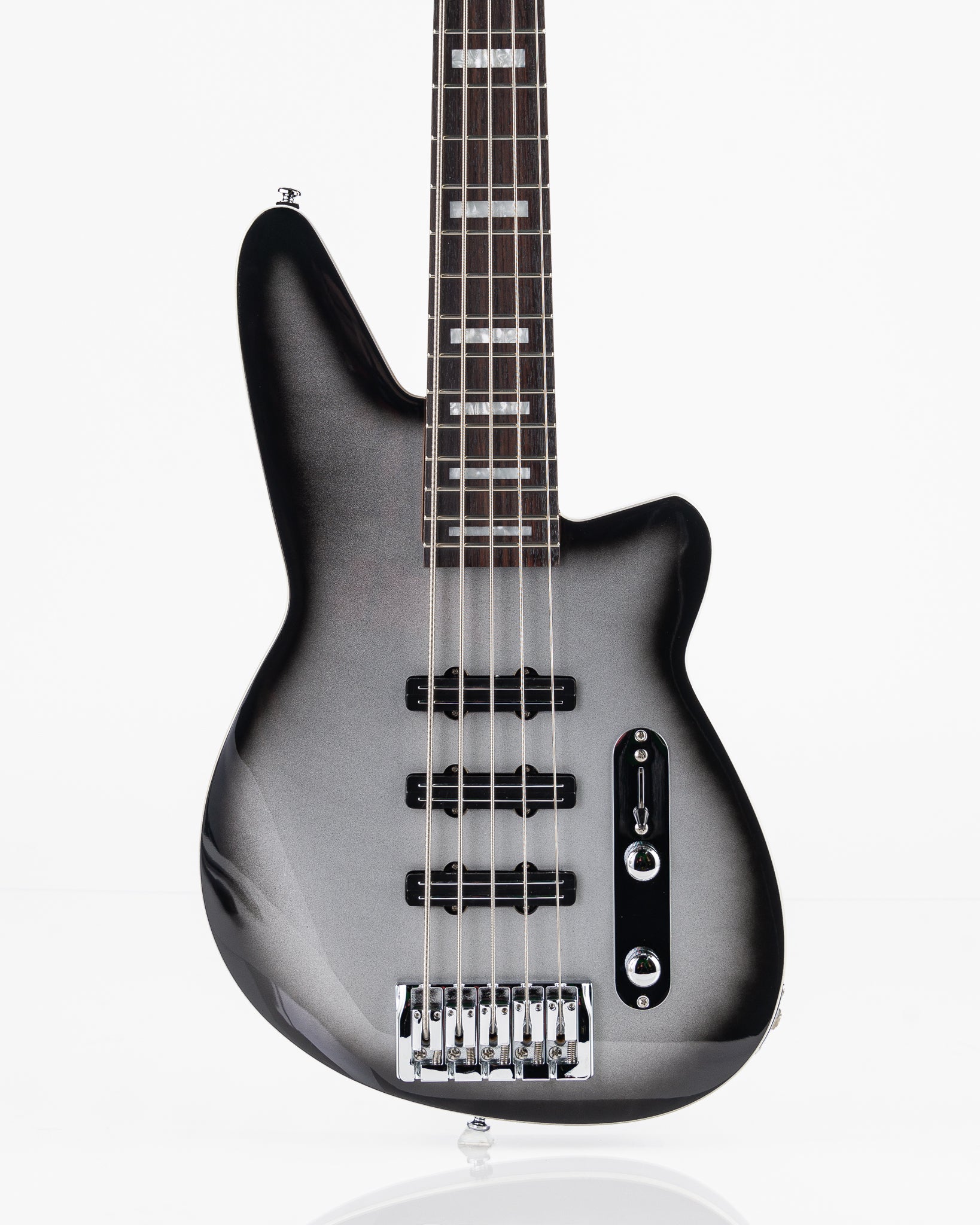 Reverend Bolt-On Series Triad 5 Electric Bass - Silver Burst