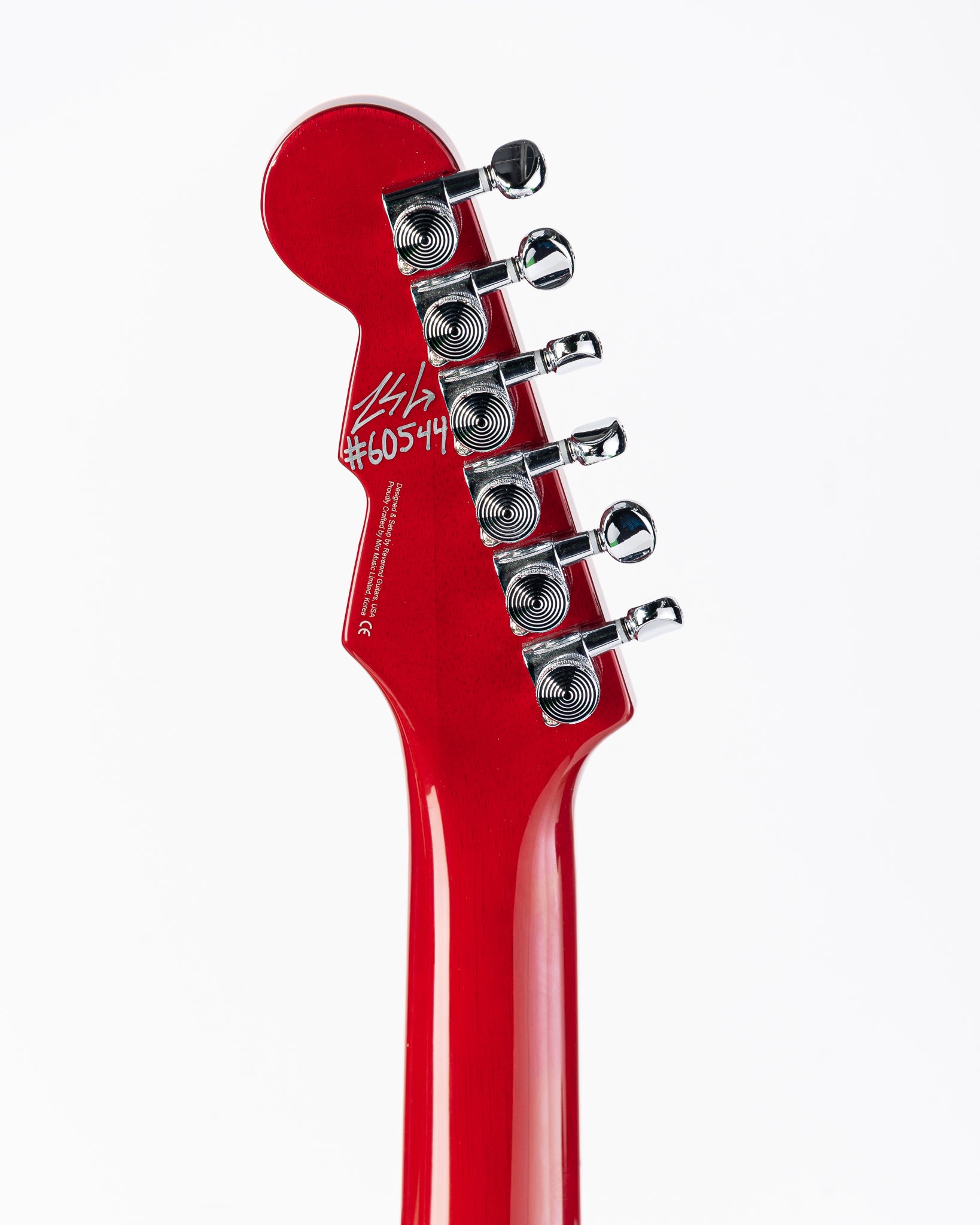 Reverend Bolt-On Warhawk DAW Electric Guitar - Transparent Cherry