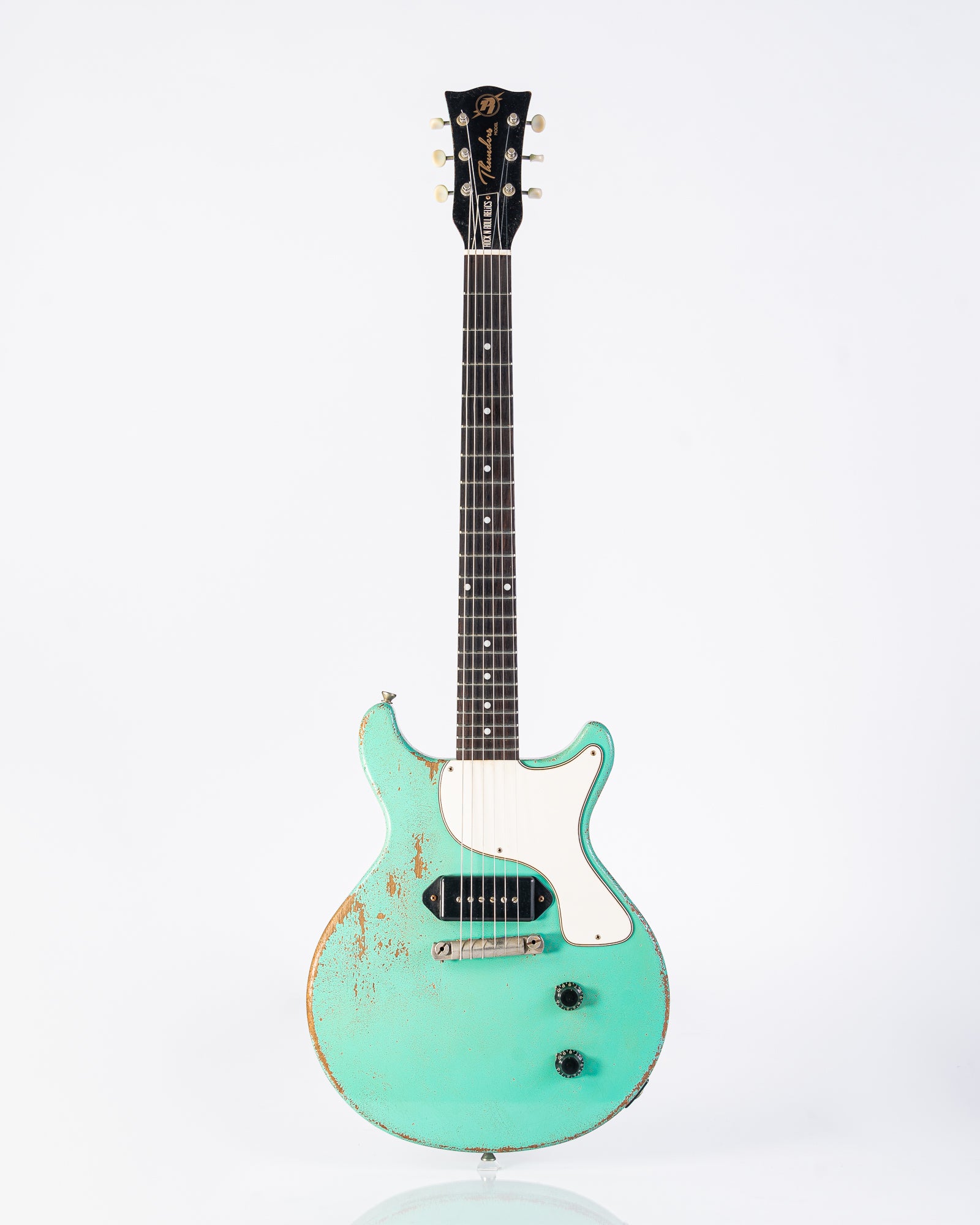 USED Rock N' Roll Relics Thunders DC - Aged Seafoam Green