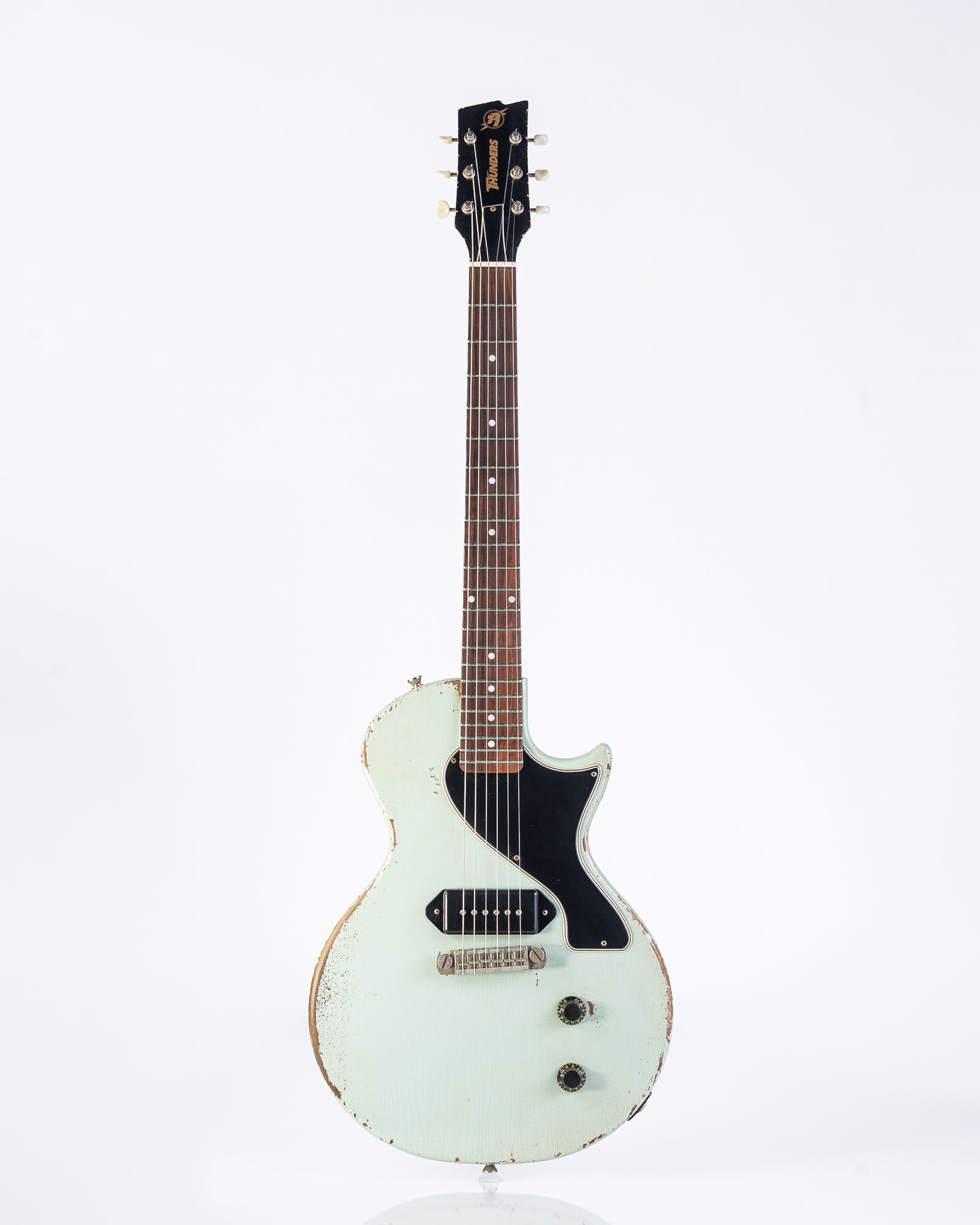 Rock N Roll Relics Thunders Single Cut Aged Daphne Blue