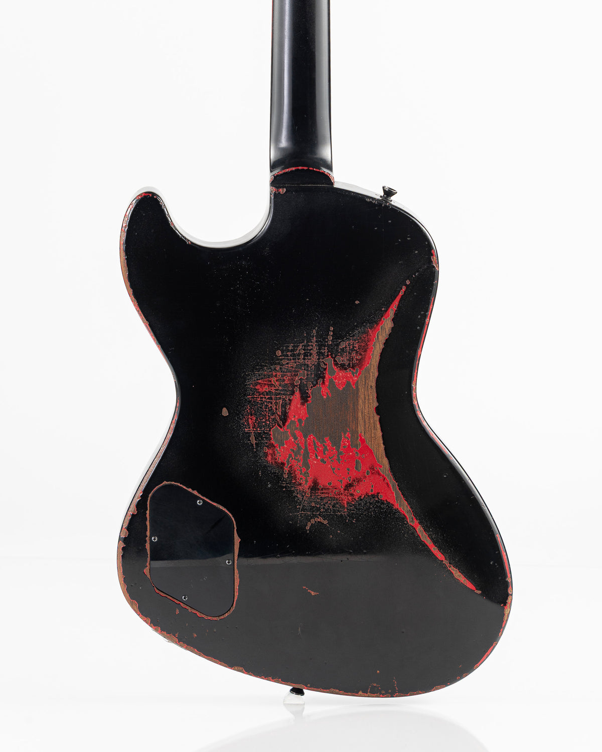 Rock N' Roll Relics Revenge "Lucifer" Electric Guitar - Black Over Dakota Red