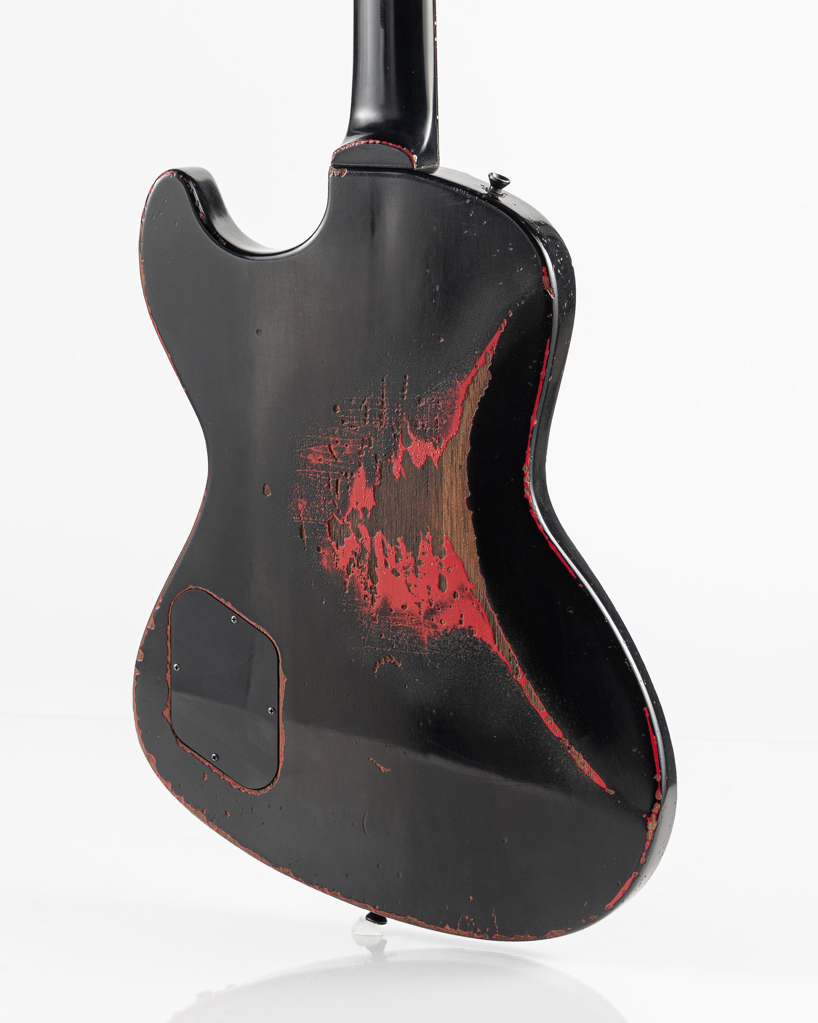 Rock N' Roll Relics Revenge "Lucifer" Electric Guitar - Black Over Dakota Red