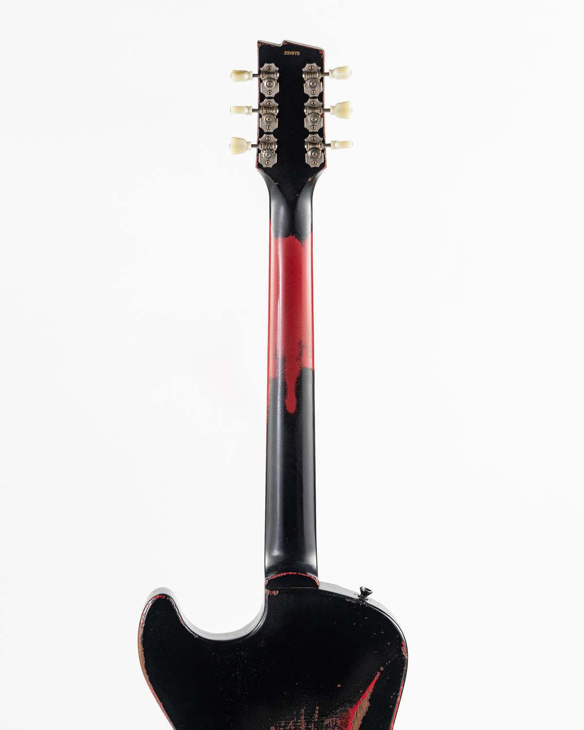 Rock N' Roll Relics Revenge "Lucifer" Electric Guitar - Black Over Dakota Red