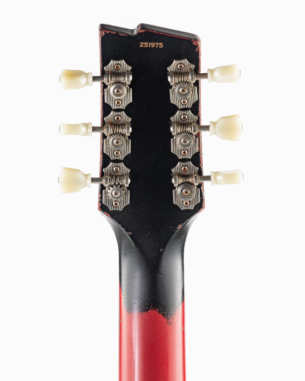 Rock N' Roll Relics Revenge "Lucifer" Electric Guitar - Black Over Dakota Red