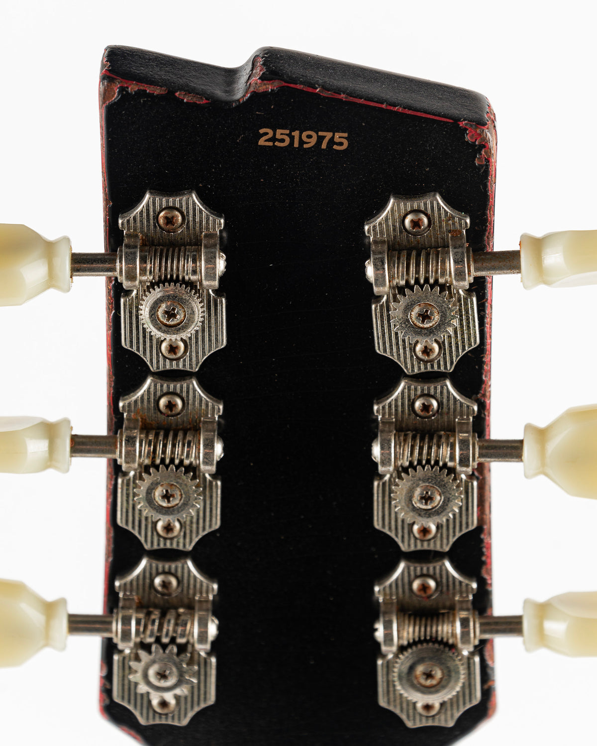 Rock N' Roll Relics Revenge "Lucifer" Electric Guitar - Black Over Dakota Red