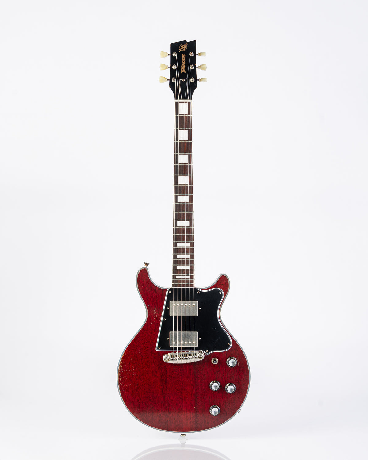 Rock N' Roll Relics Thunders Custom Double Cut Electric Guitar - Aged Cherry