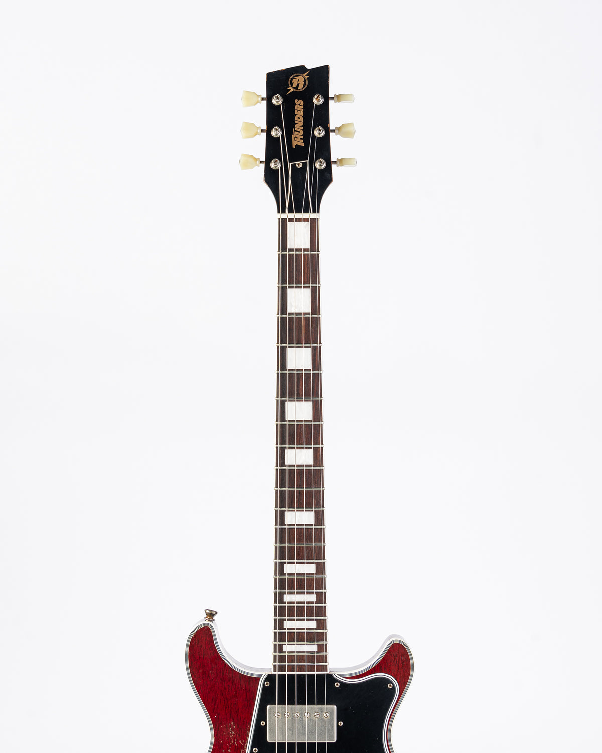 Rock N' Roll Relics Thunders Custom Double Cut Electric Guitar - Aged Cherry