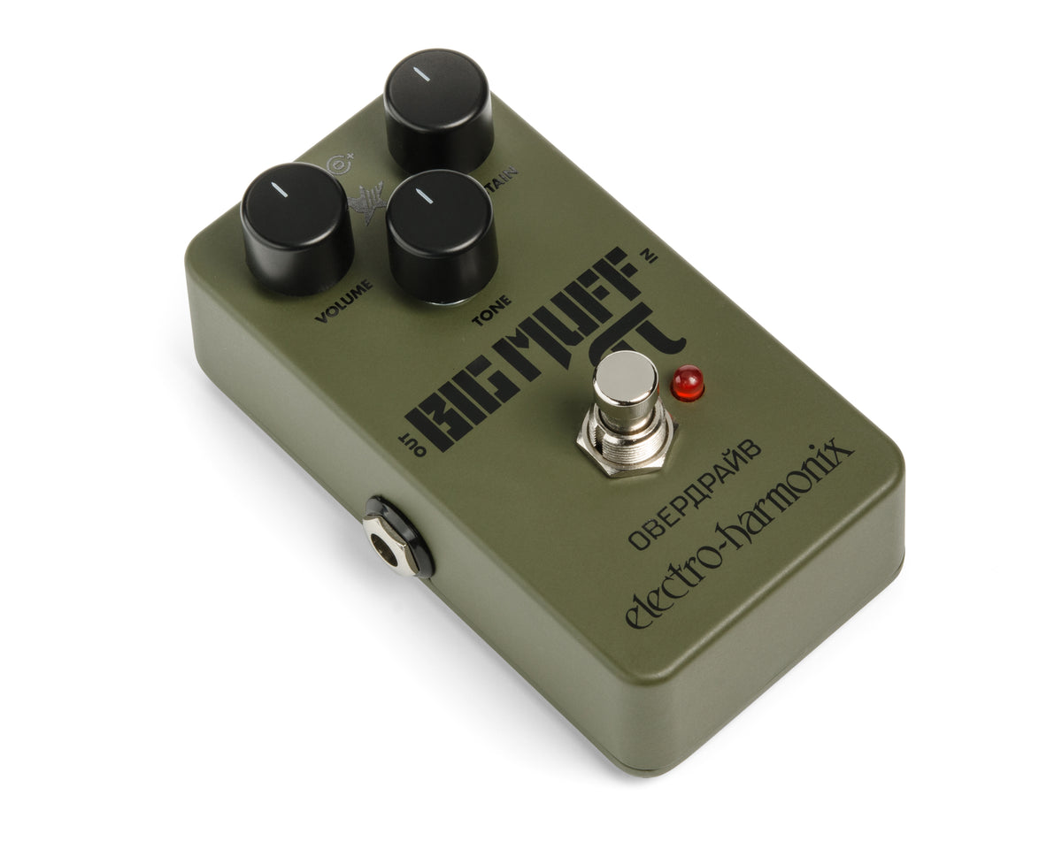 Electro-Harmonix Green Russian Big Muff Pi - Fuzz / Distortion / Sustainer Guitar Pedal