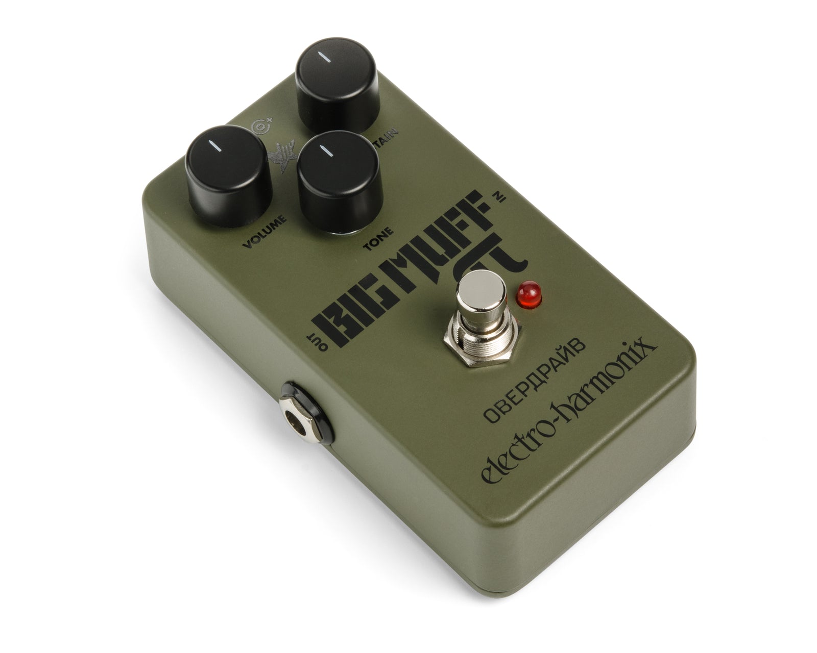 Electro-Harmonix Green Russian Big Muff Pi - Fuzz / Distortion / Sustainer Guitar Pedal