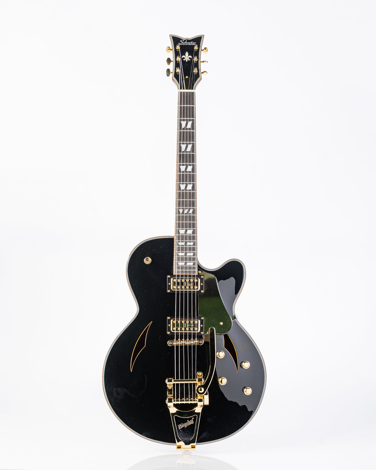 USED Schecter Coupe Gloss Black W/Case