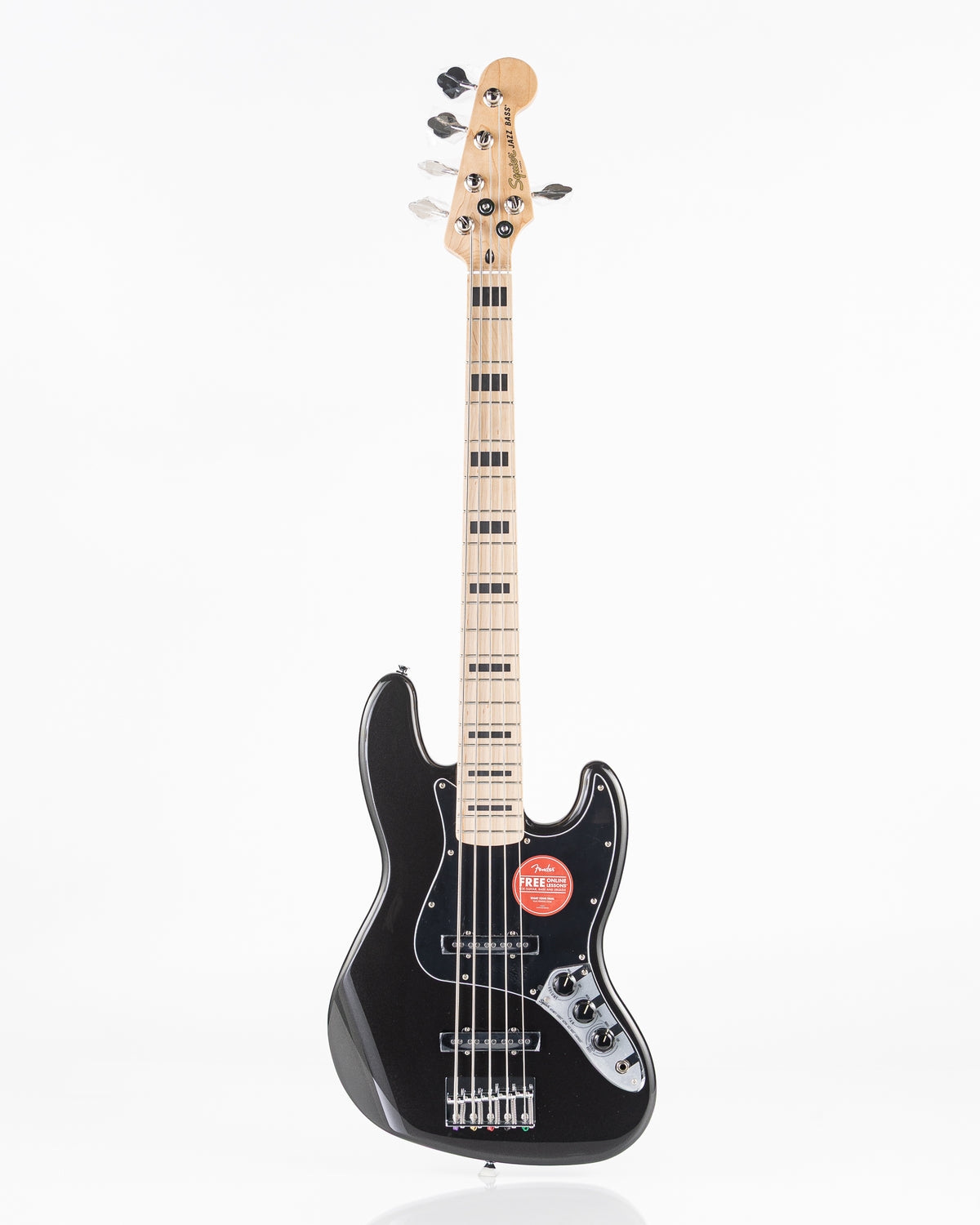 Squier Affinity Active Jazz Bass V - Black Metallic - Rock