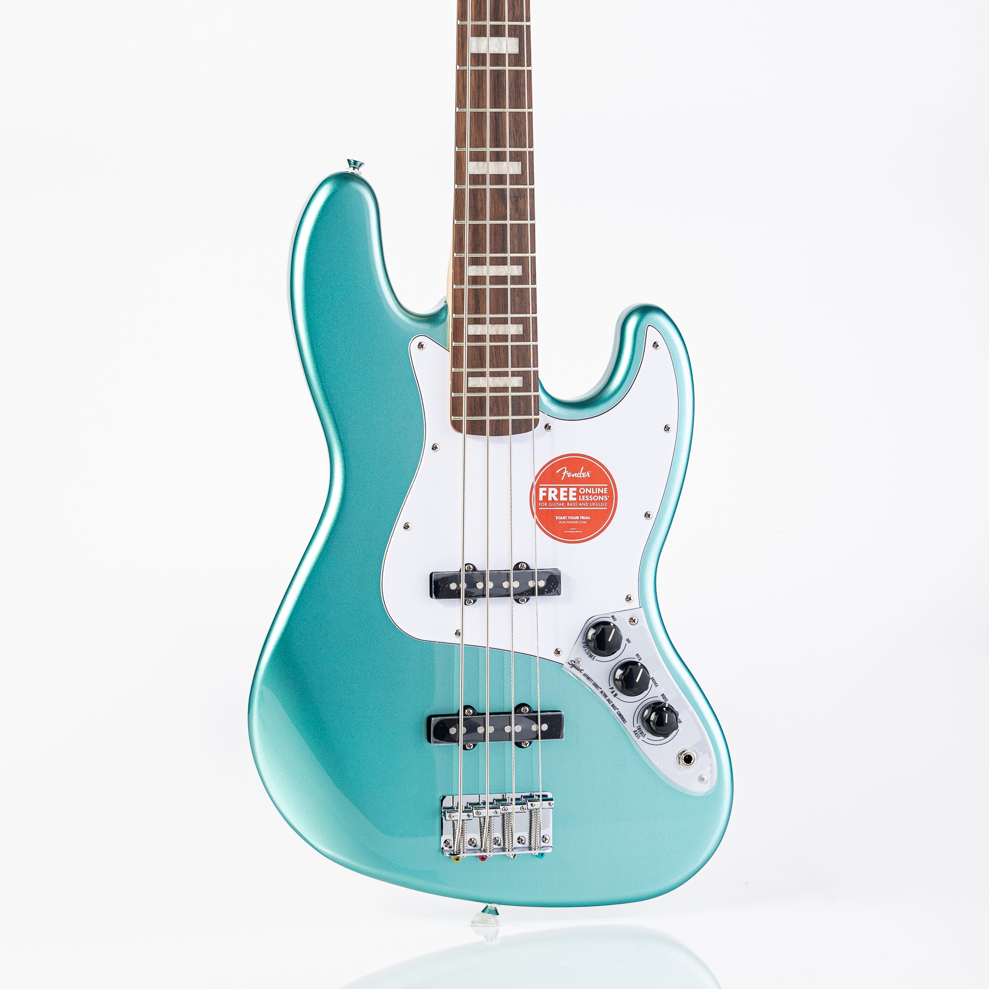 Squier Affinity Series Active Jazz Bass - Mystic Sea Foam Green