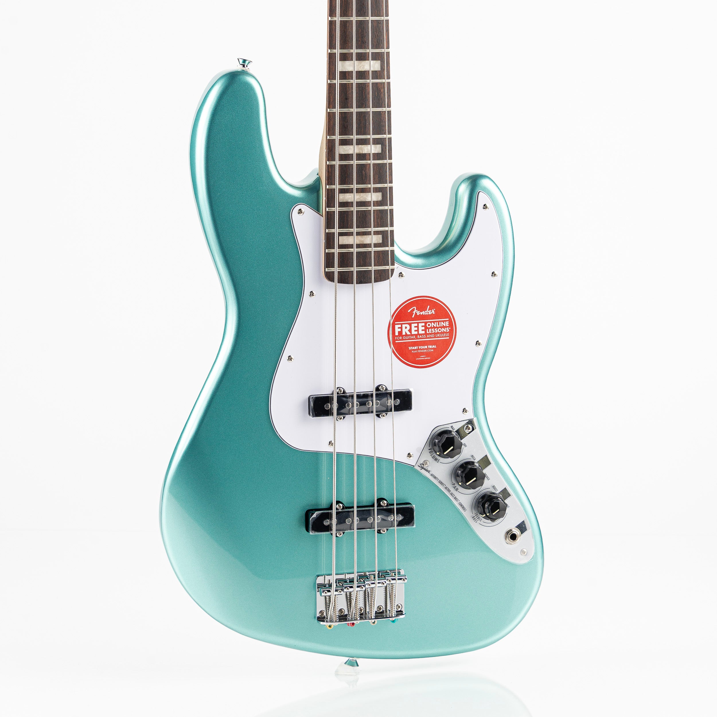 Squier Affinity Series Active Jazz Bass - Mystic Sea Foam Green