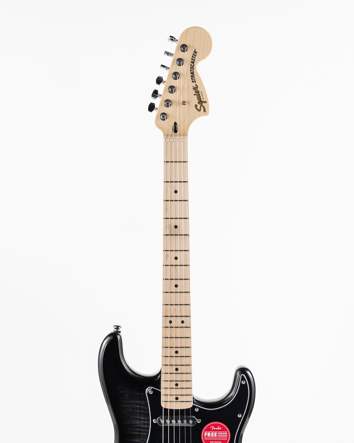 Squier Affinity Series Stratocaster FMT HSS Electric Guitar - Black Burst