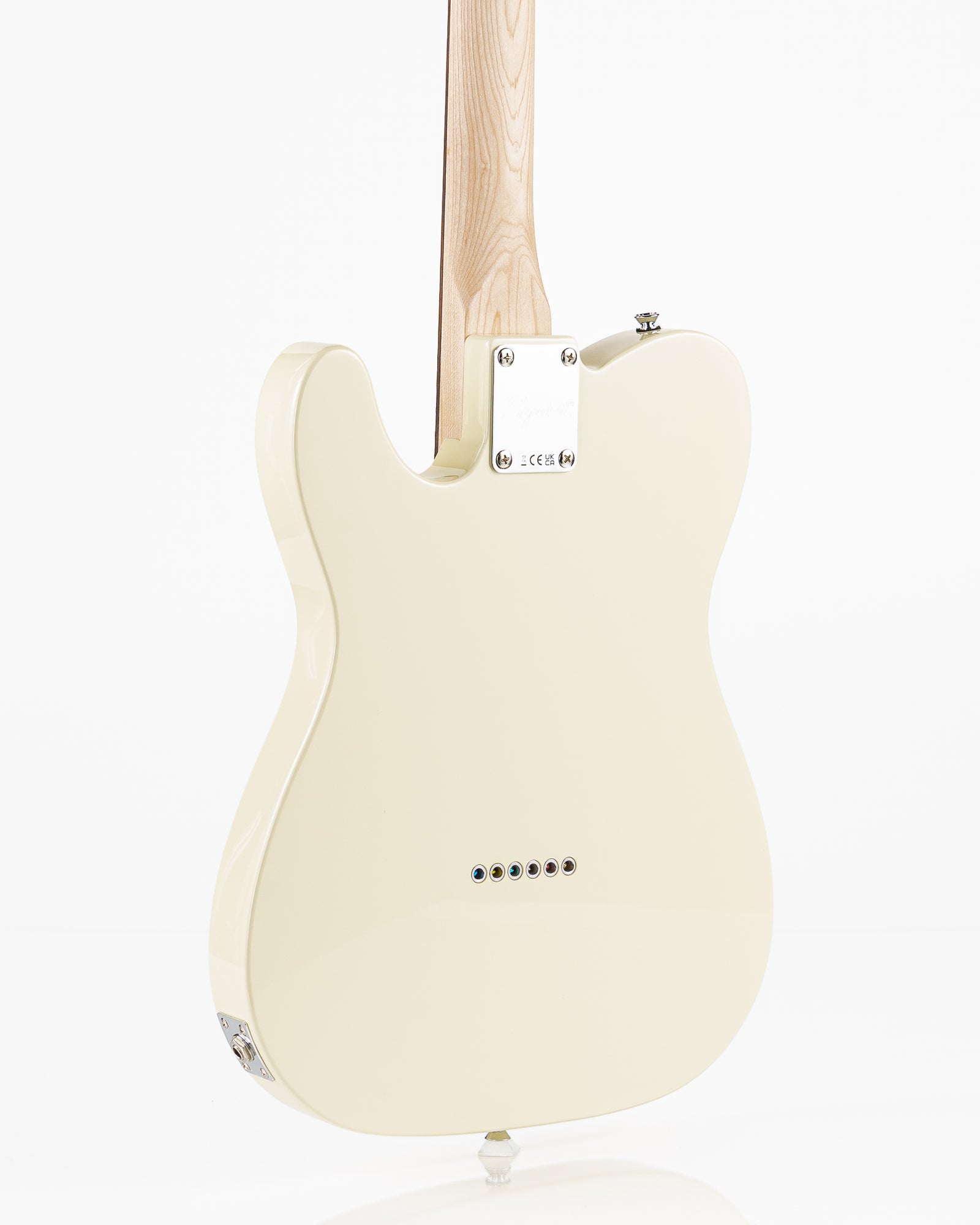 Squier Affinity Series Telecaster Thinline Electric Guitar - Olympic White
