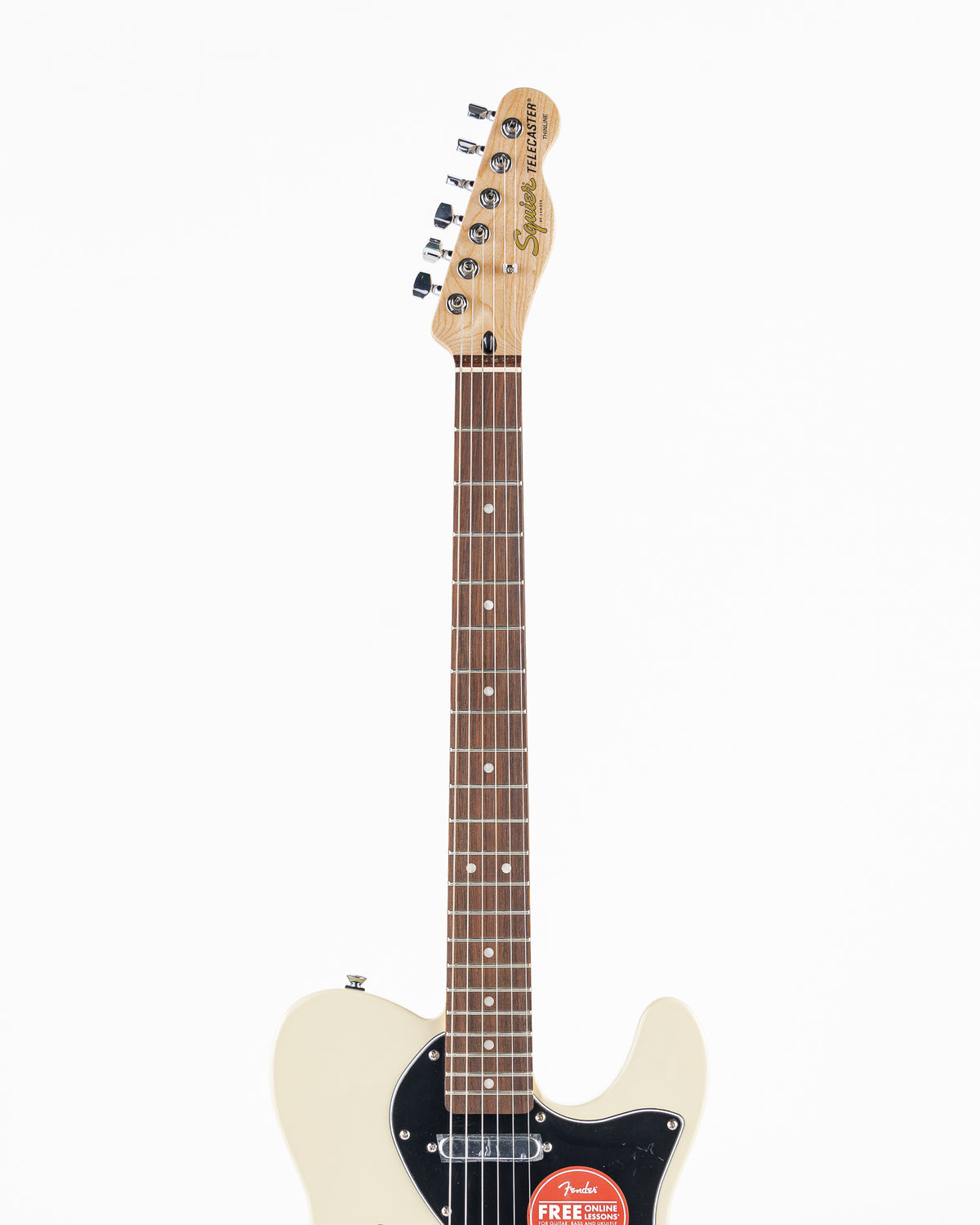 Squier Affinity Series Telecaster Thinline Electric Guitar - Olympic White