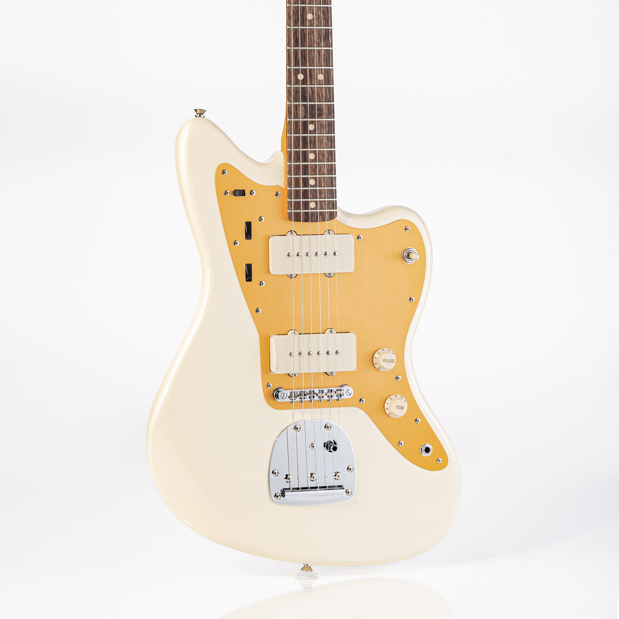 Squier J. Mascis Signature Jazzmaster Electric Guitar- Vintage White