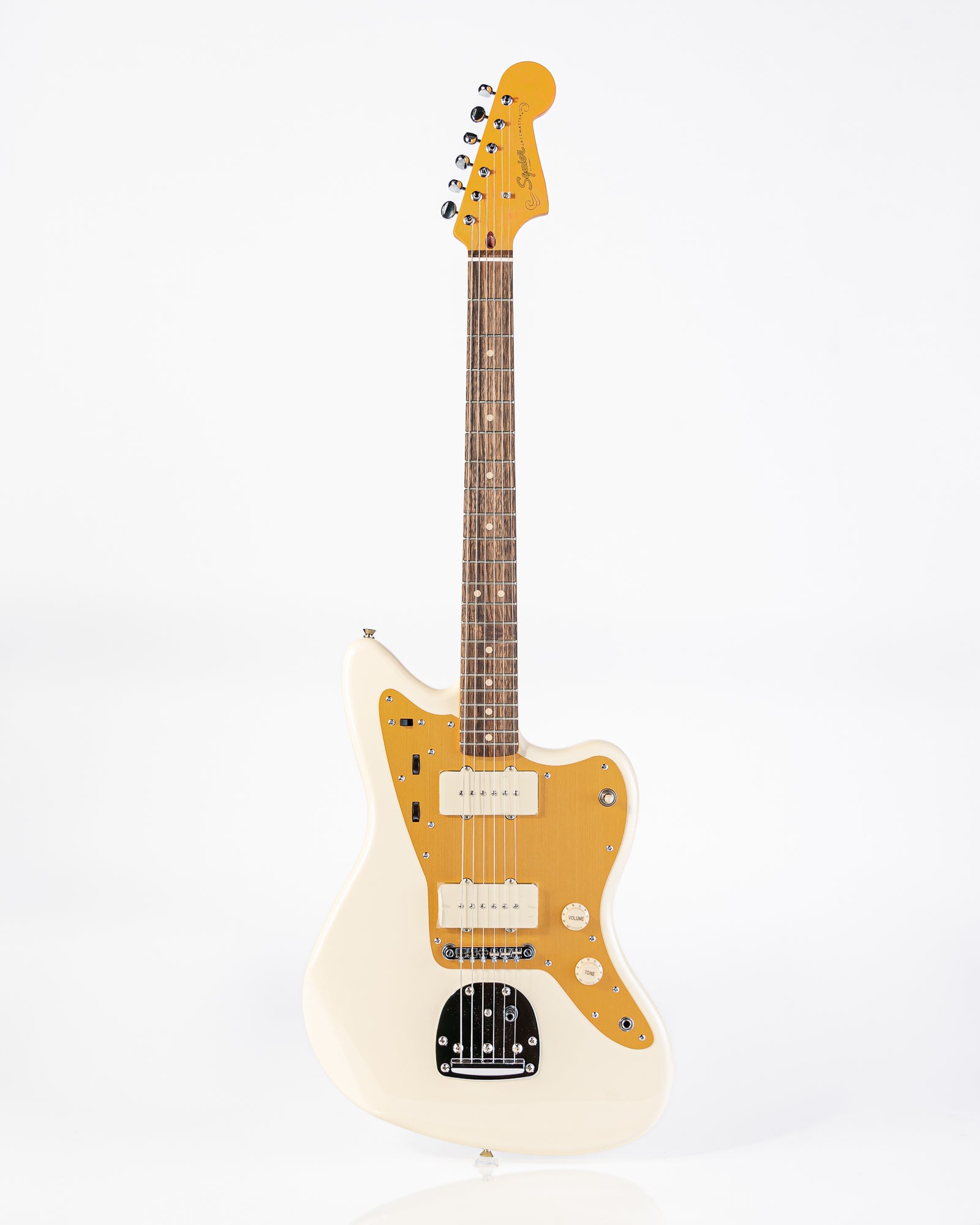 Squier J. Mascis Signature Jazzmaster Electric Guitar- Vintage White