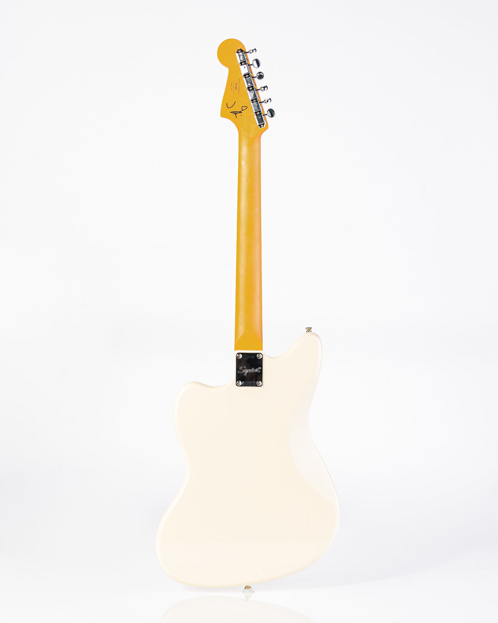 Squier J. Mascis Signature Jazzmaster Electric Guitar- Vintage White