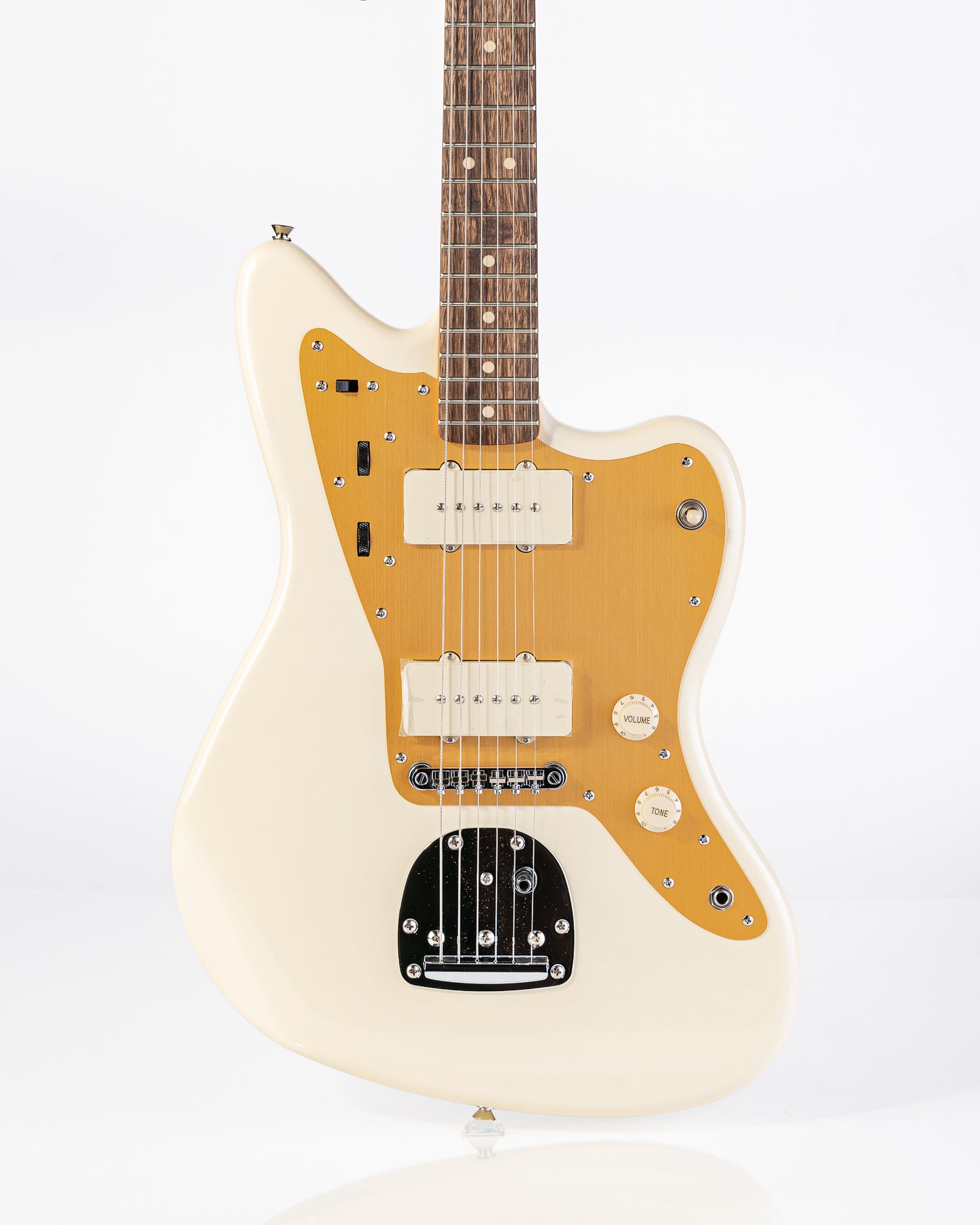 Squier J. Mascis Signature Jazzmaster Electric Guitar- Vintage White