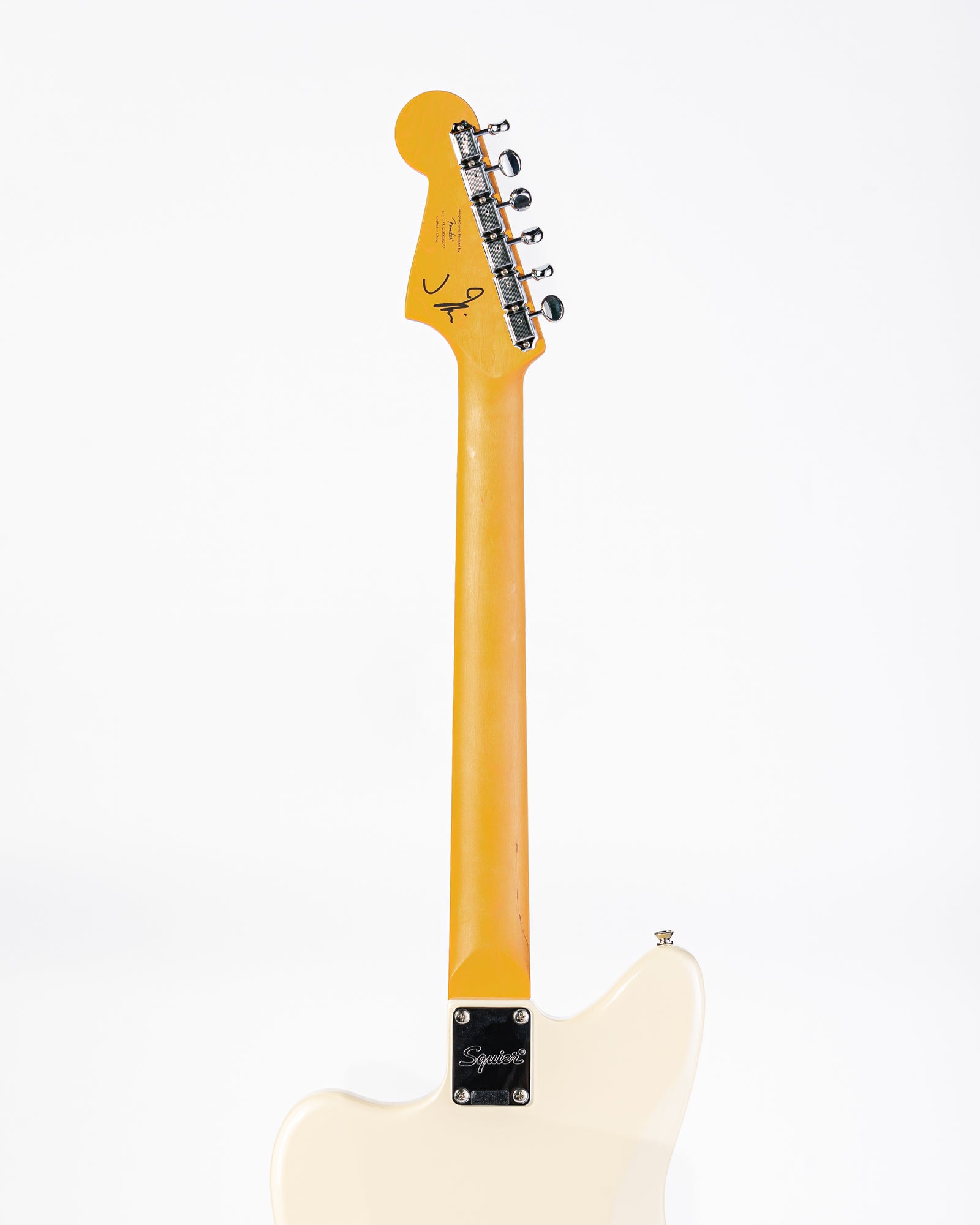 Squier J. Mascis Signature Jazzmaster Electric Guitar- Vintage White