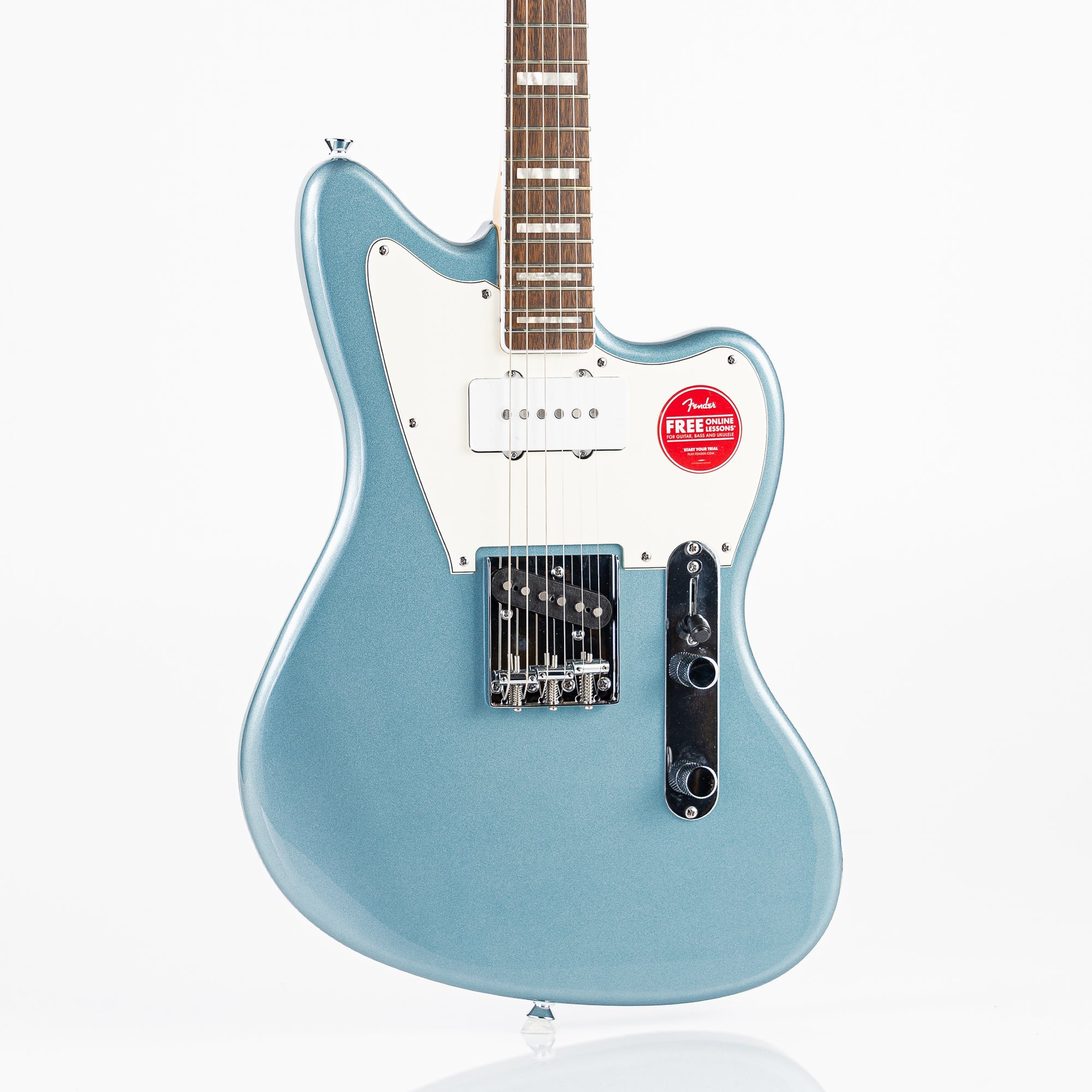 Squier Limited Edition Paranormal Offset Telecaster SJ Electric Guitar - Ice Blue Metallic