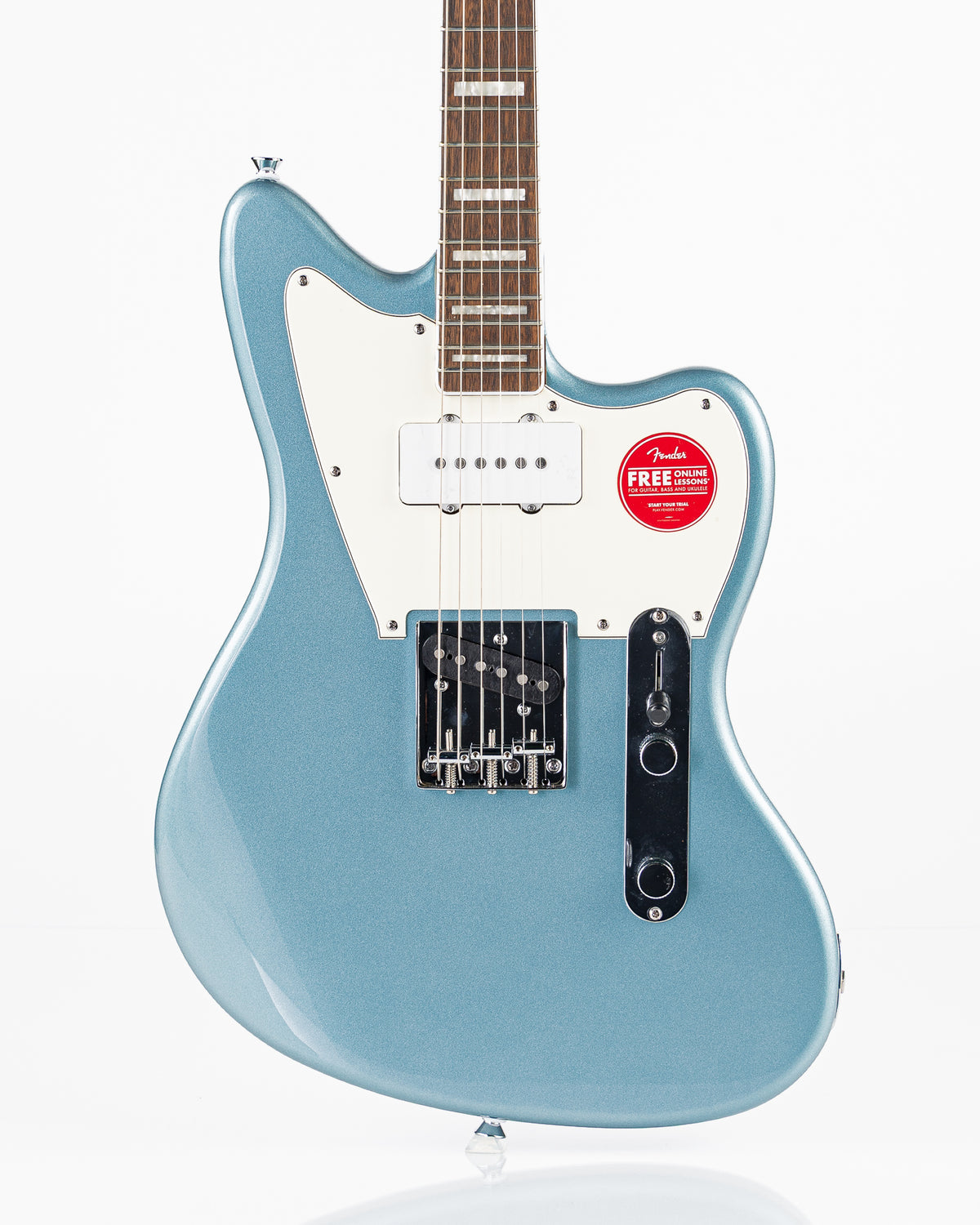Squier Limited Edition Paranormal Offset Telecaster SJ Electric Guitar - Ice Blue Metallic